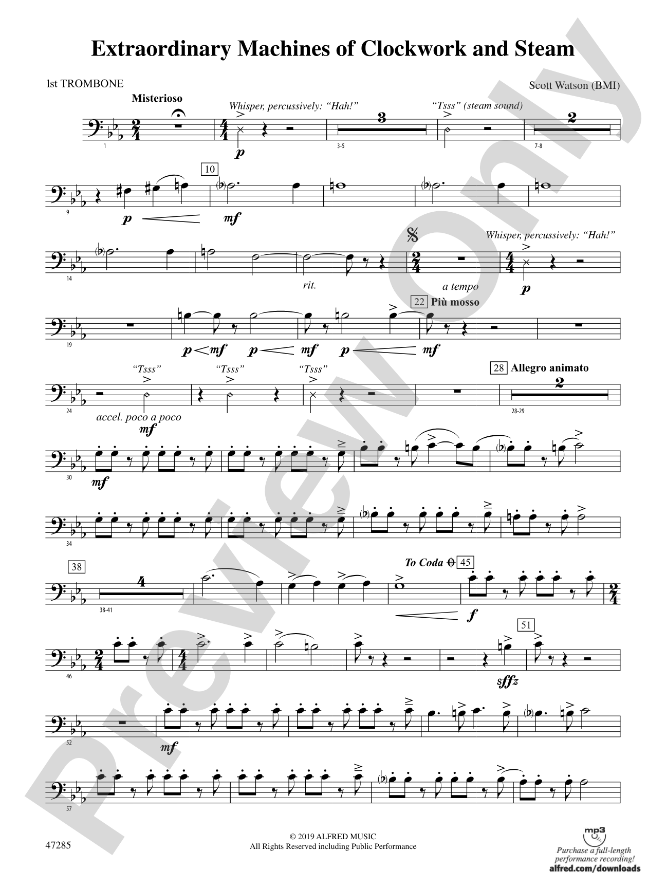 Extraordinary Machines of Clockwork and Steam: 1st Trombone