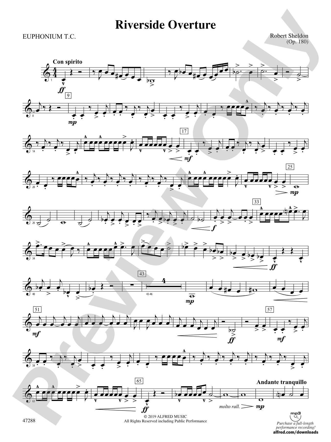 Riverside Overture: Baritone T.C.