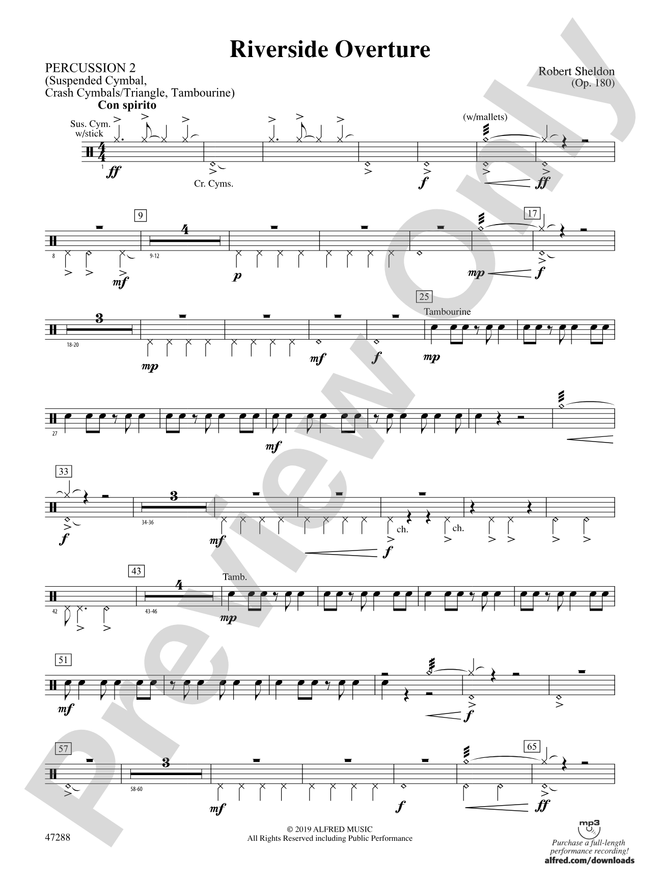 Riverside Overture: 2nd Percussion