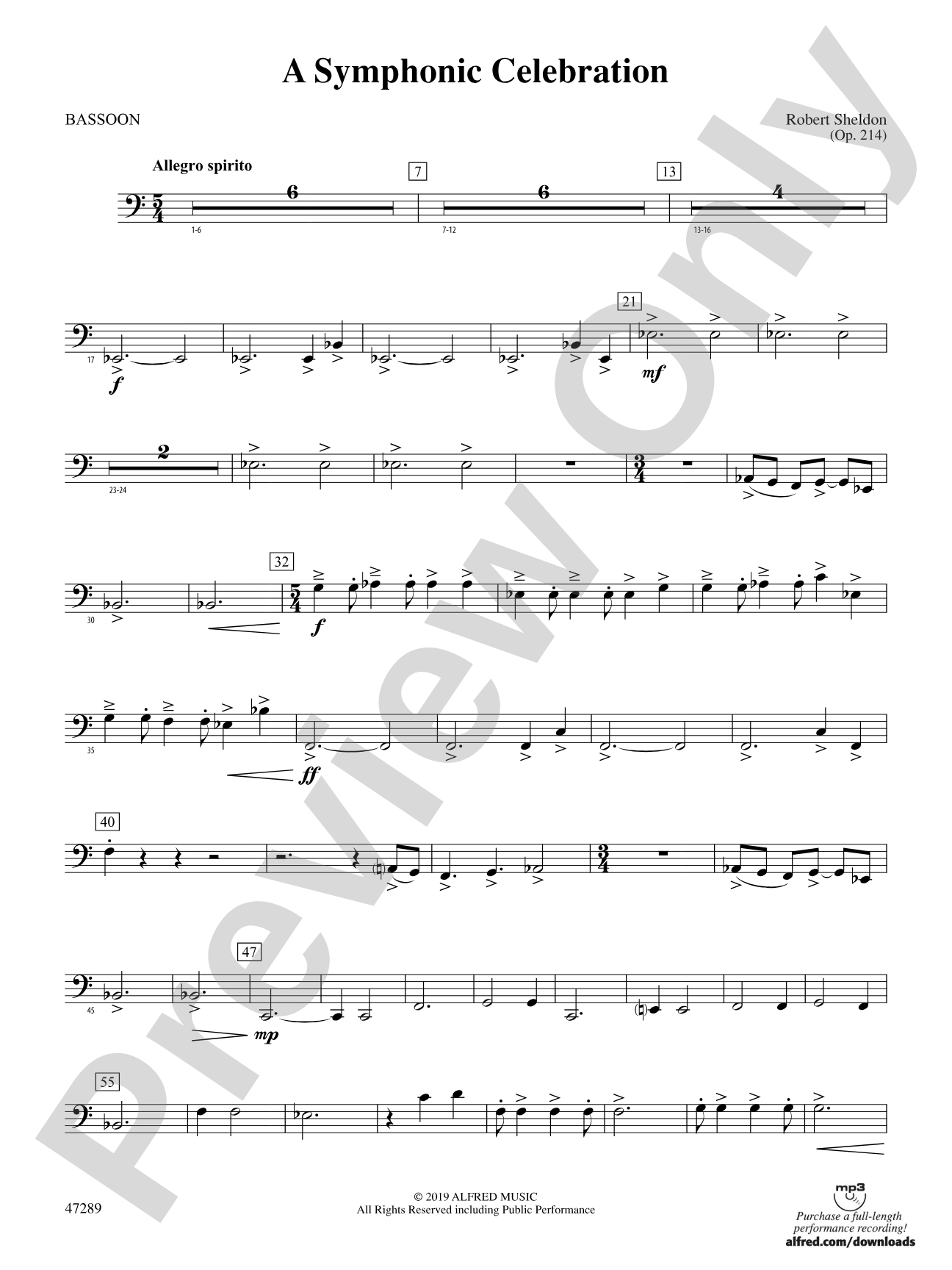 A Symphonic Celebration: Bassoon