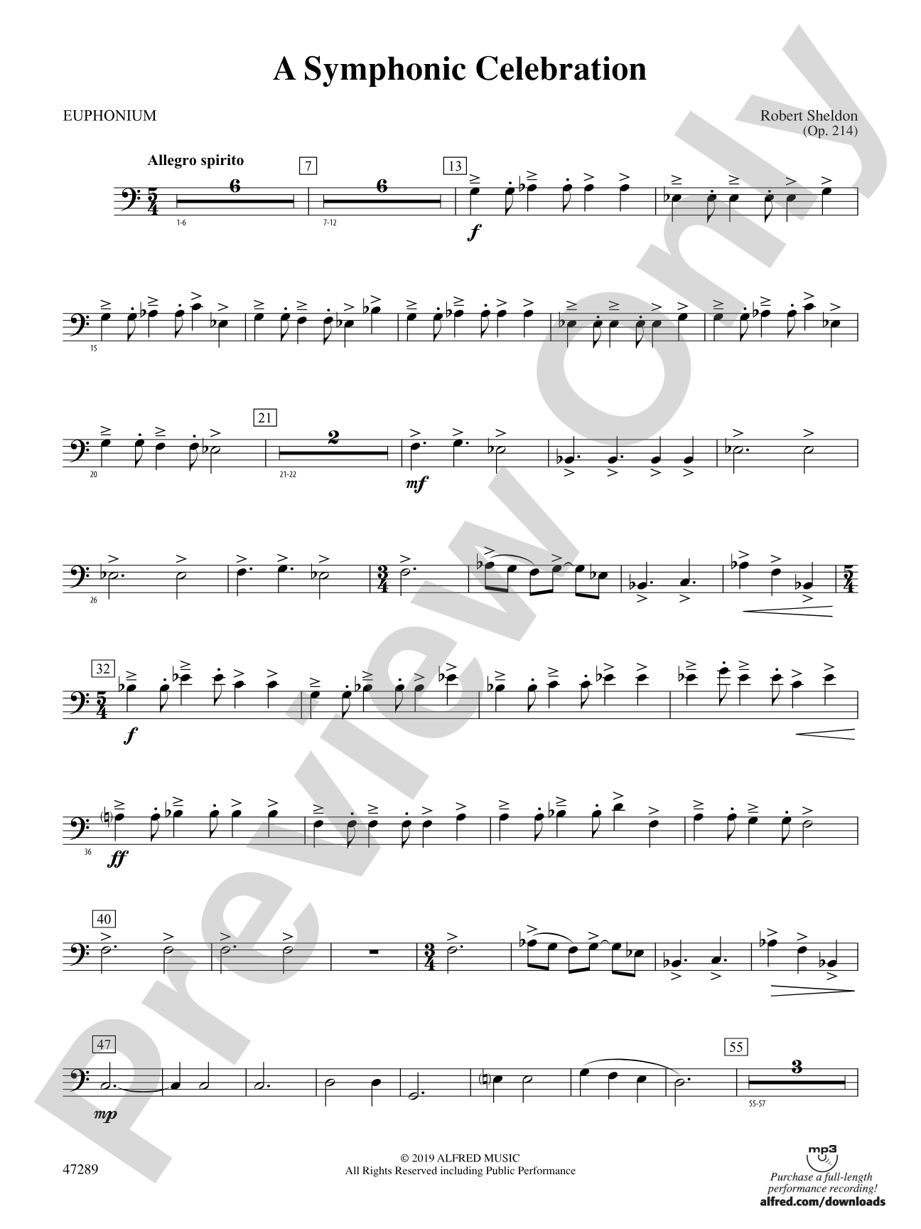 A Symphonic Celebration: Baritone B.C.