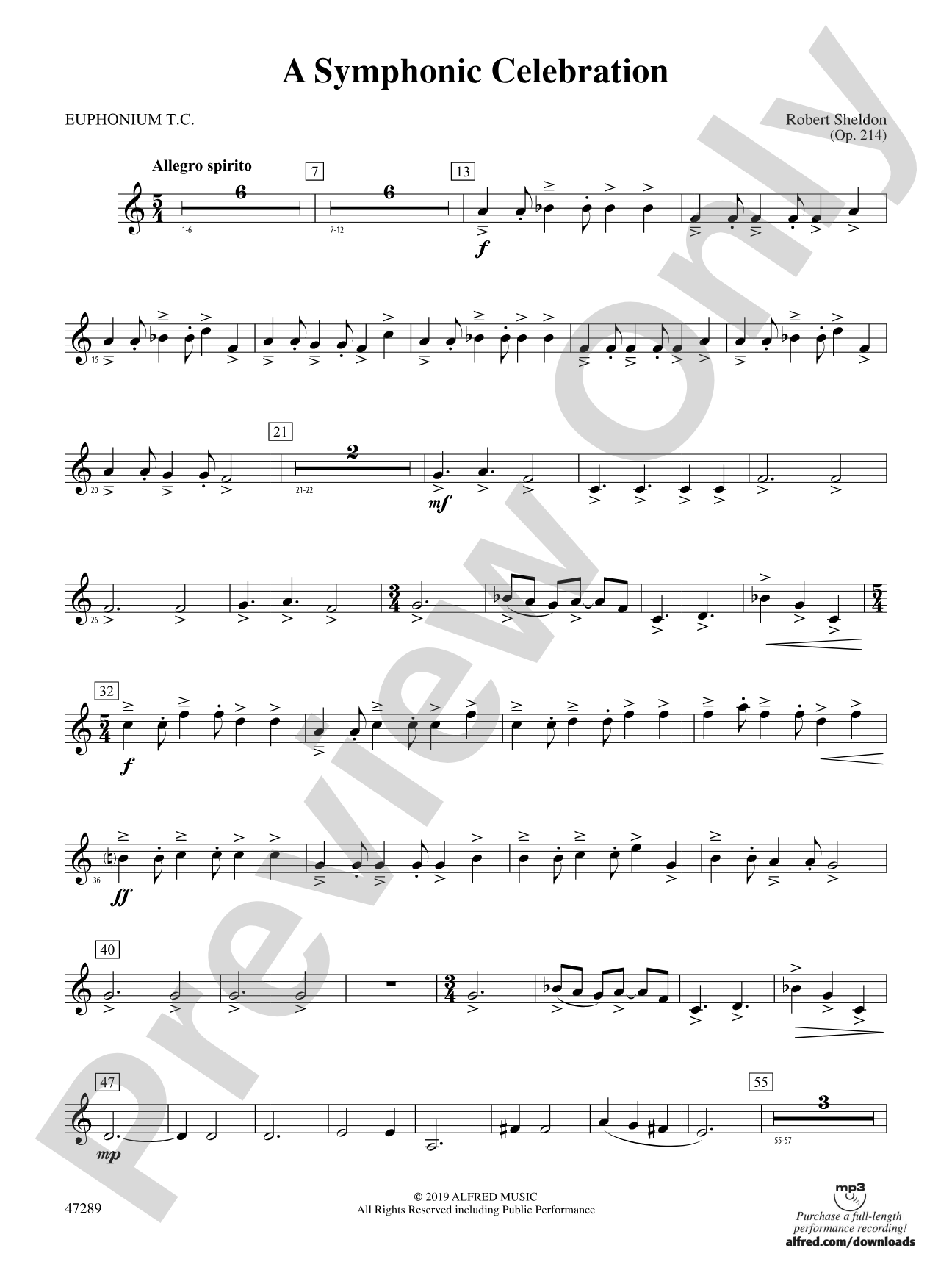 A Symphonic Celebration: Baritone T.C.
