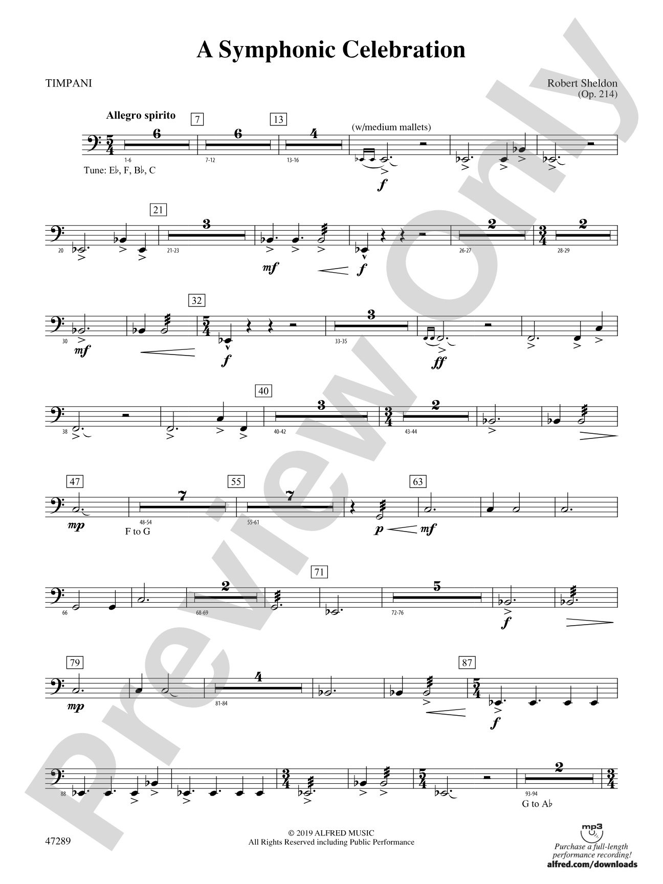 A Symphonic Celebration: Timpani