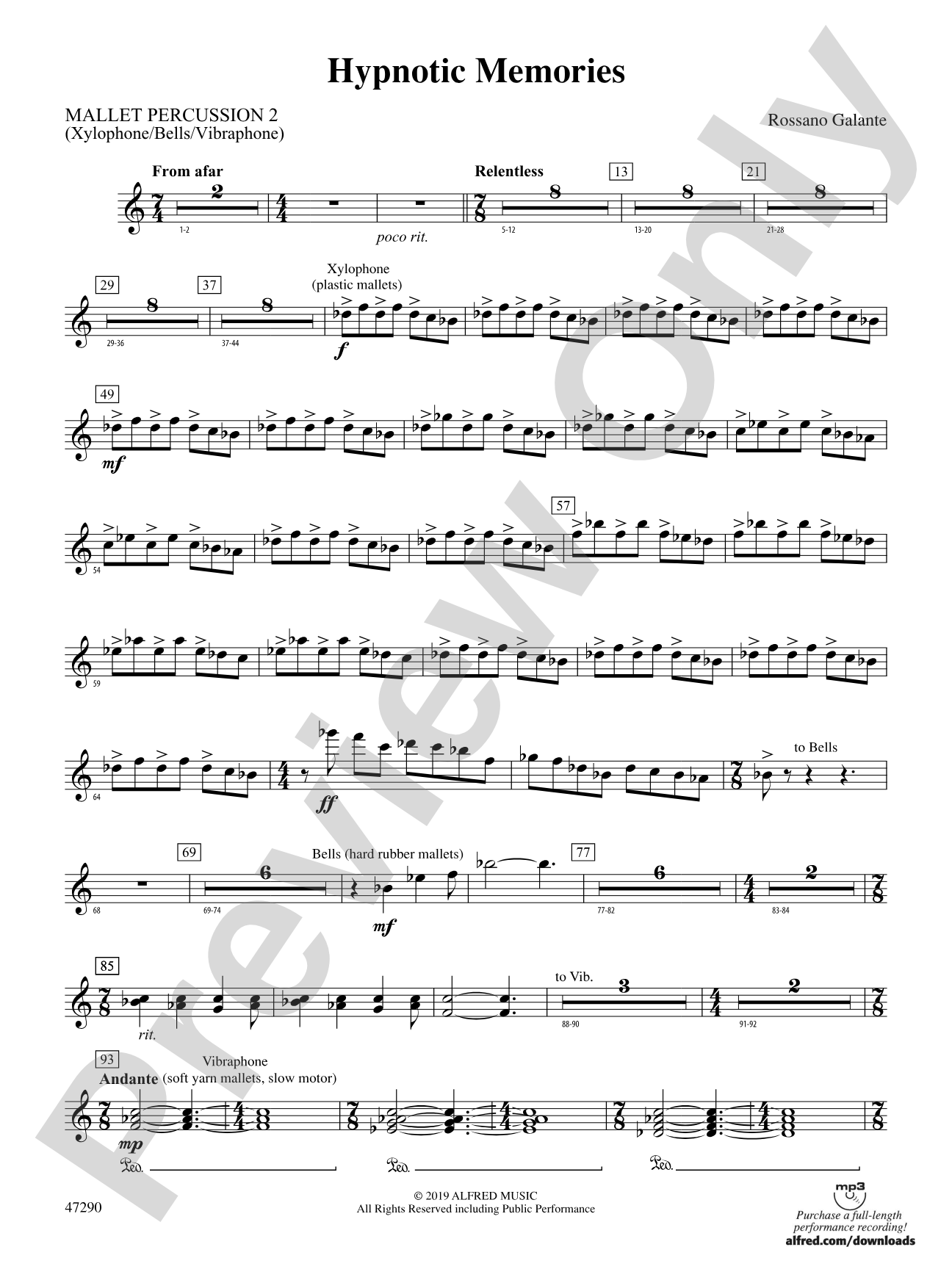 Hypnotic Memories: 2nd Mallet Percussion