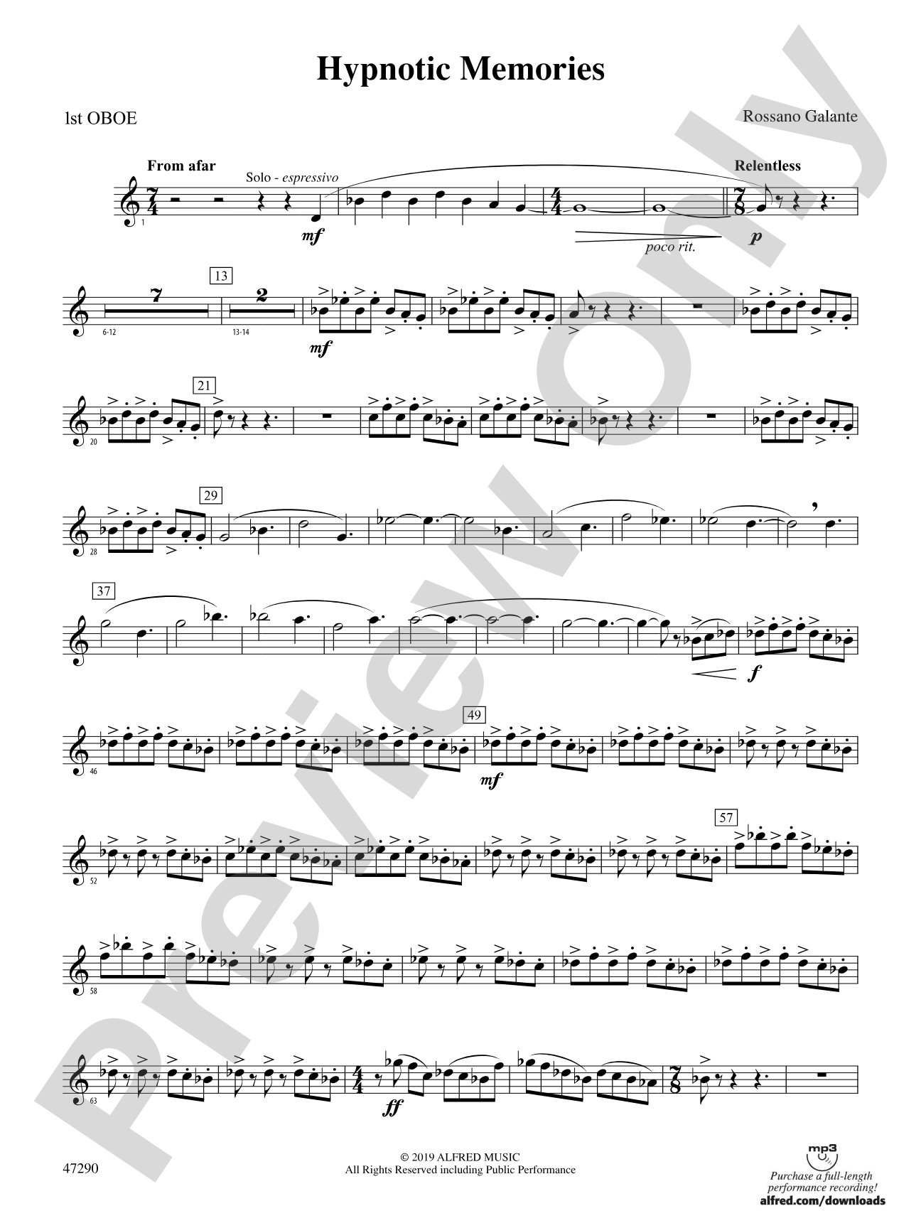 Hypnotic Memories: Oboe