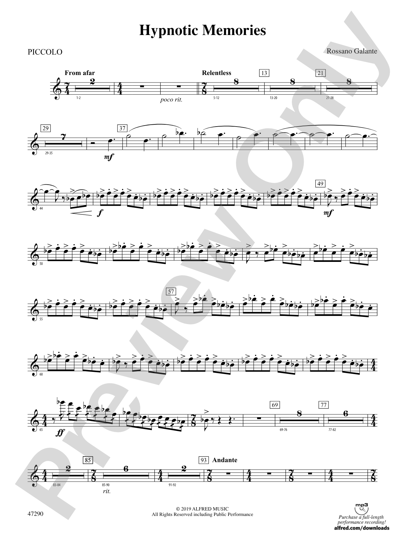 Hypnotic Memories: Piccolo