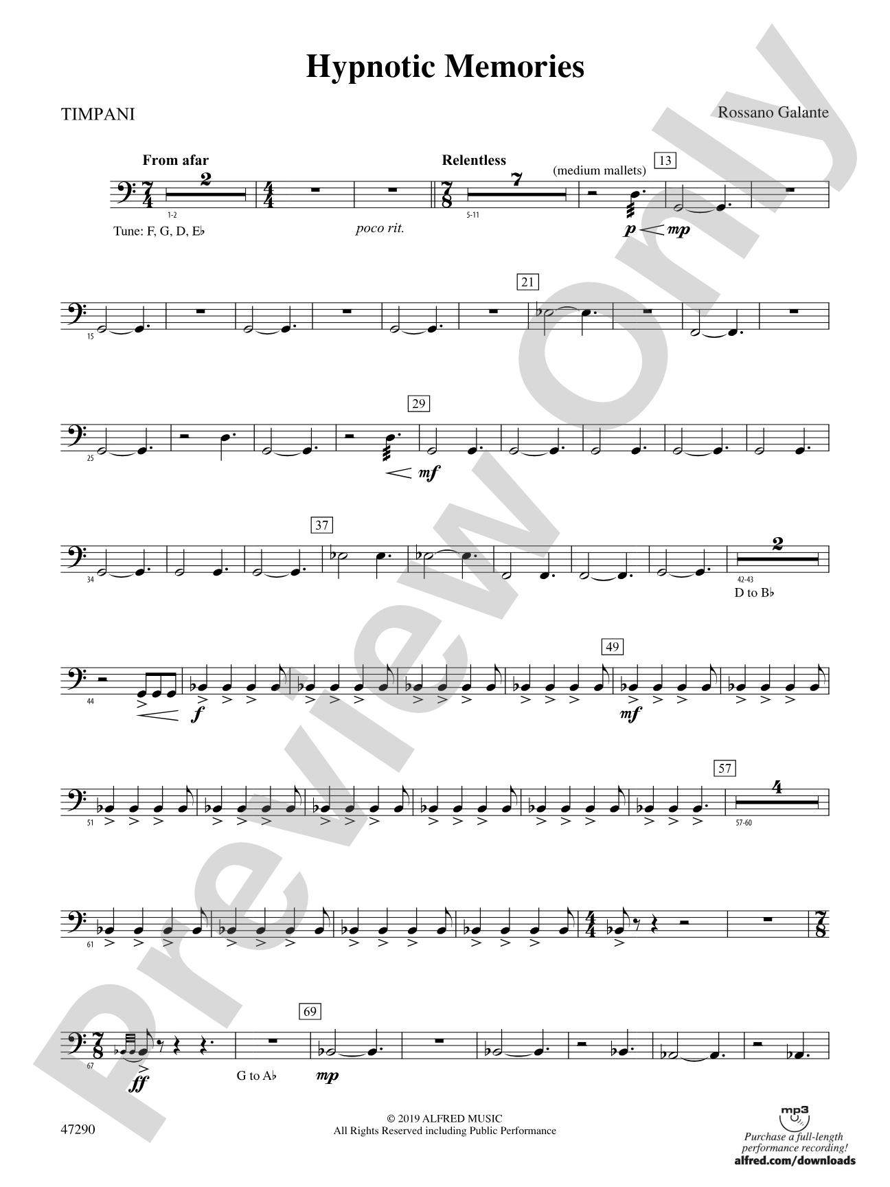 Hypnotic Memories: Timpani