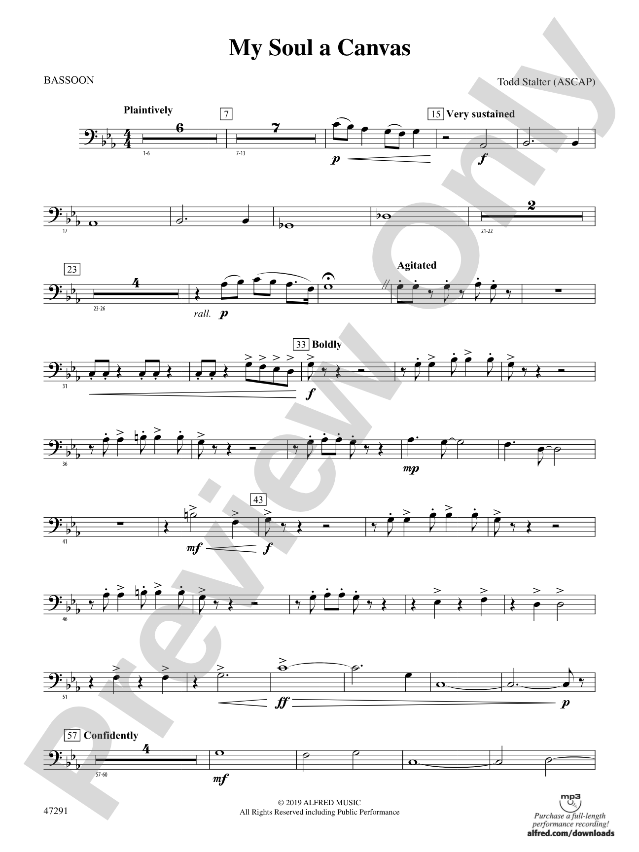 My Soul a Canvas: Bassoon