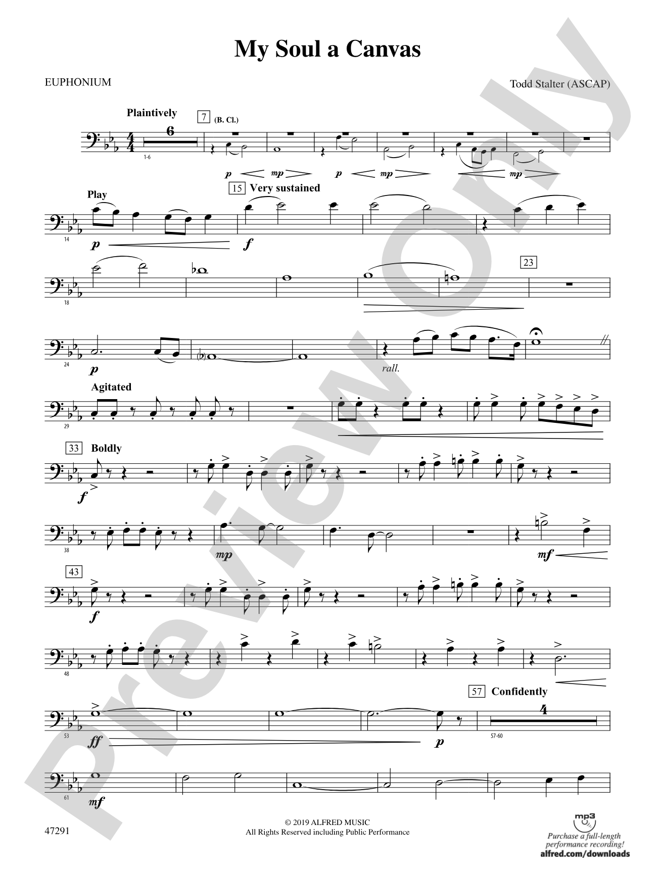 My Soul a Canvas: Baritone B.C.