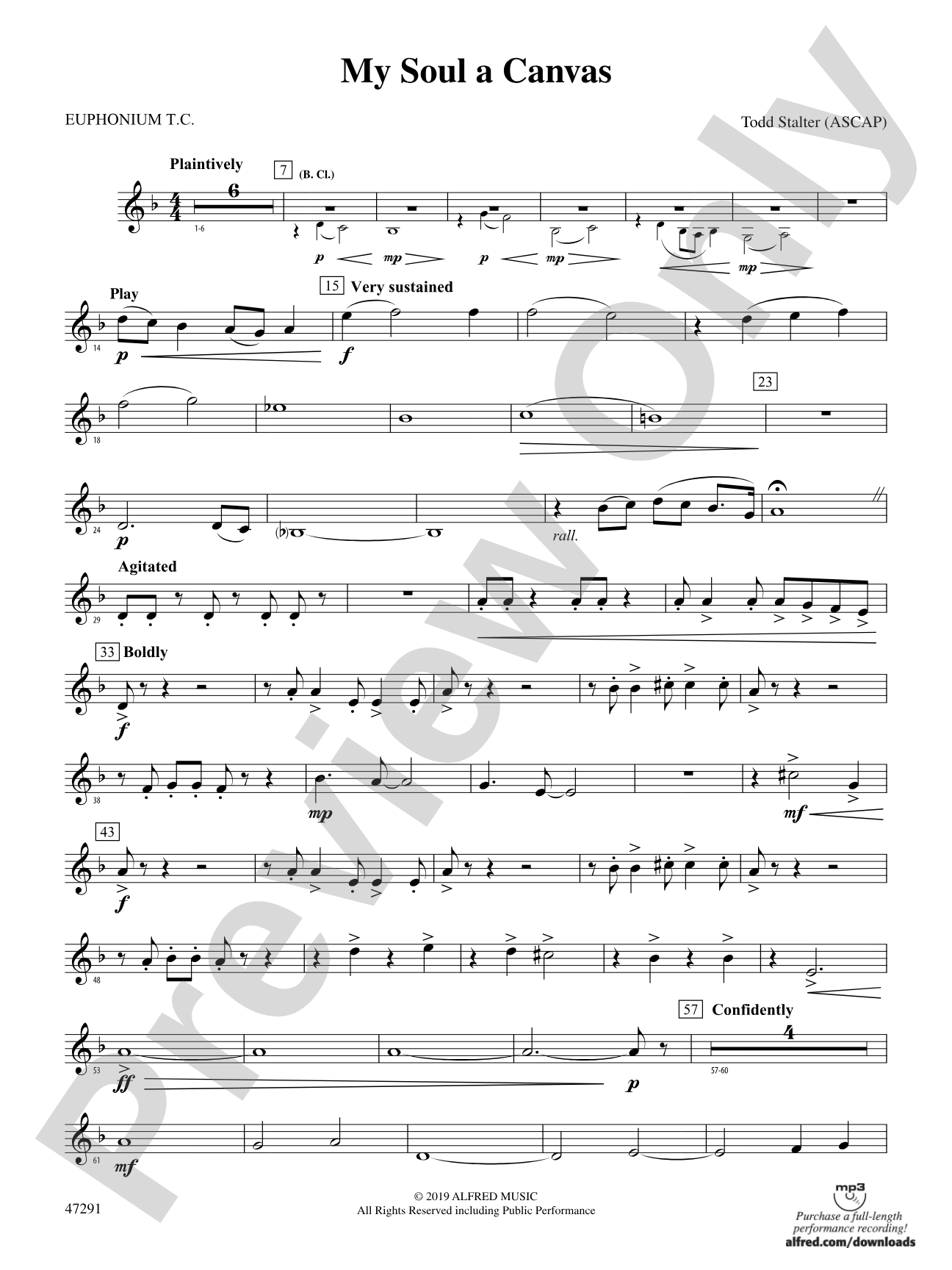 My Soul a Canvas: Baritone T.C.