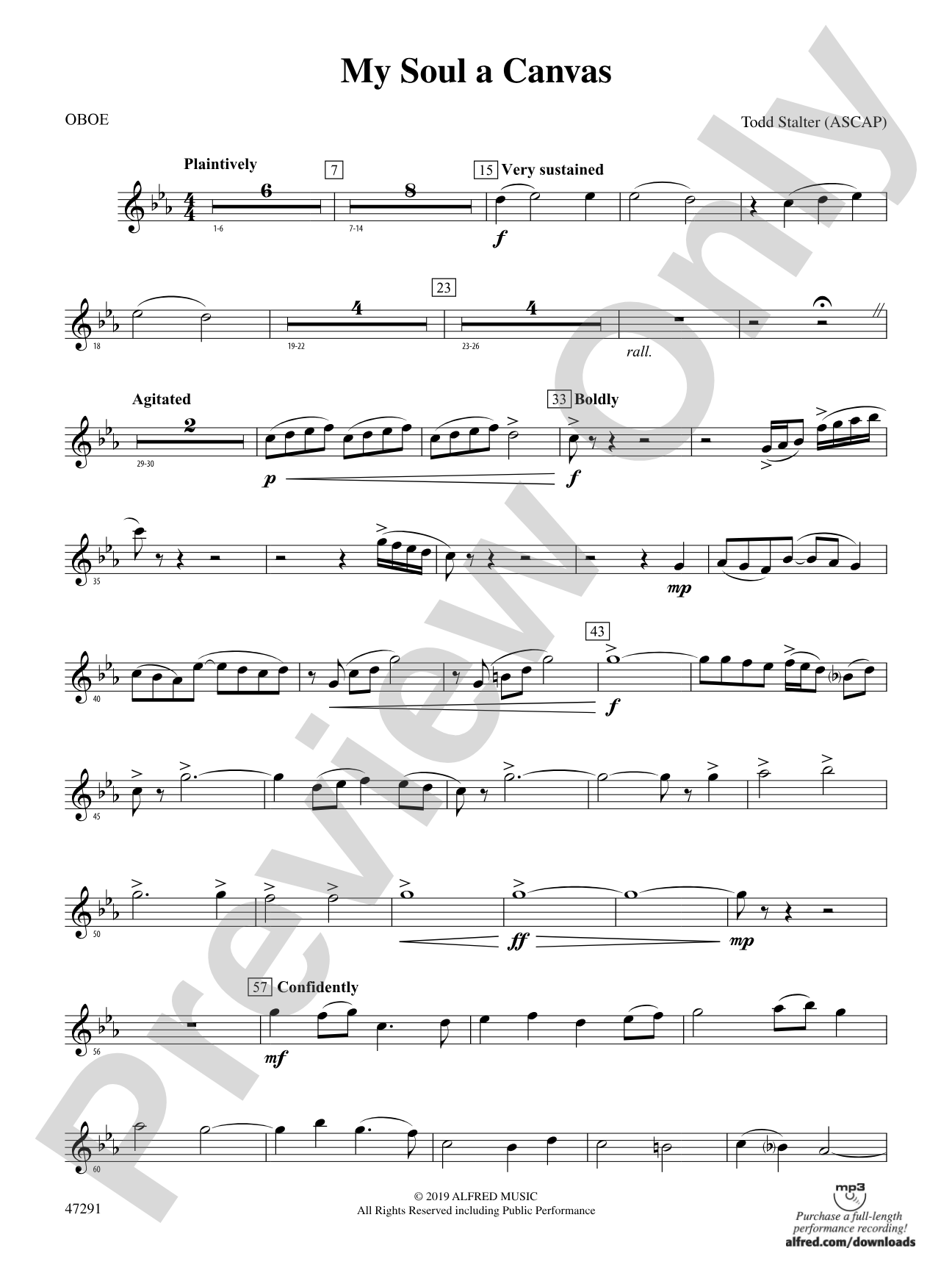 My Soul a Canvas: Oboe