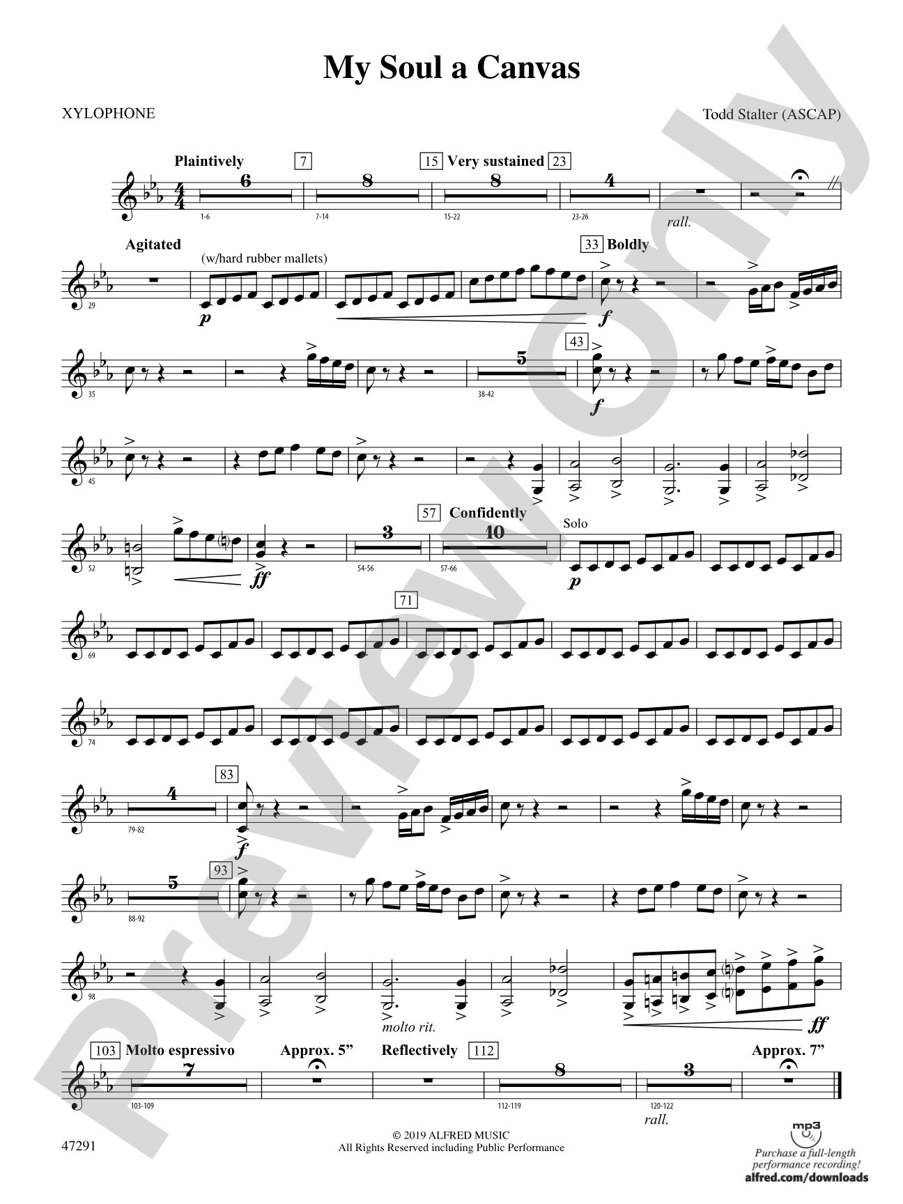 My Soul a Canvas: Xylophone