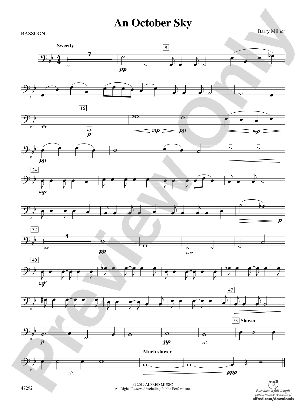 An October Sky: Bassoon