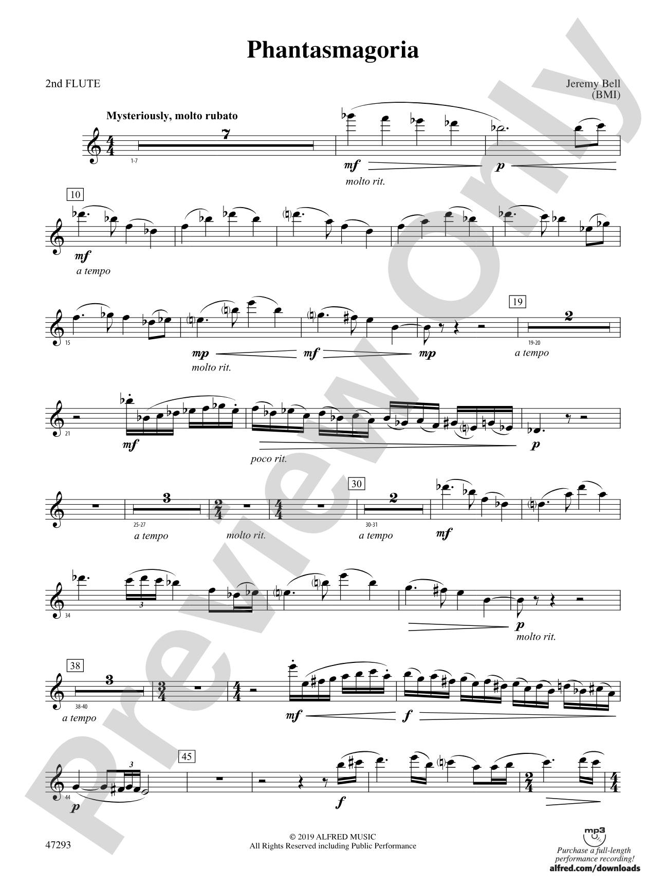 Phantasmagoria: 2nd Flute