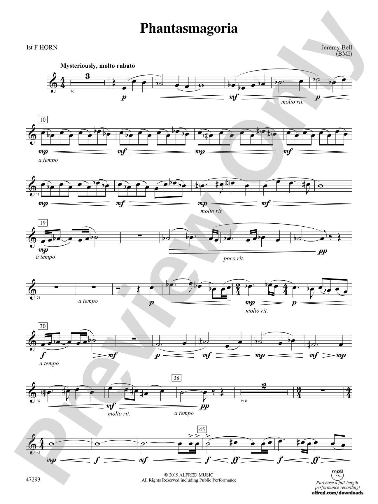 Phantasmagoria: 1st F Horn