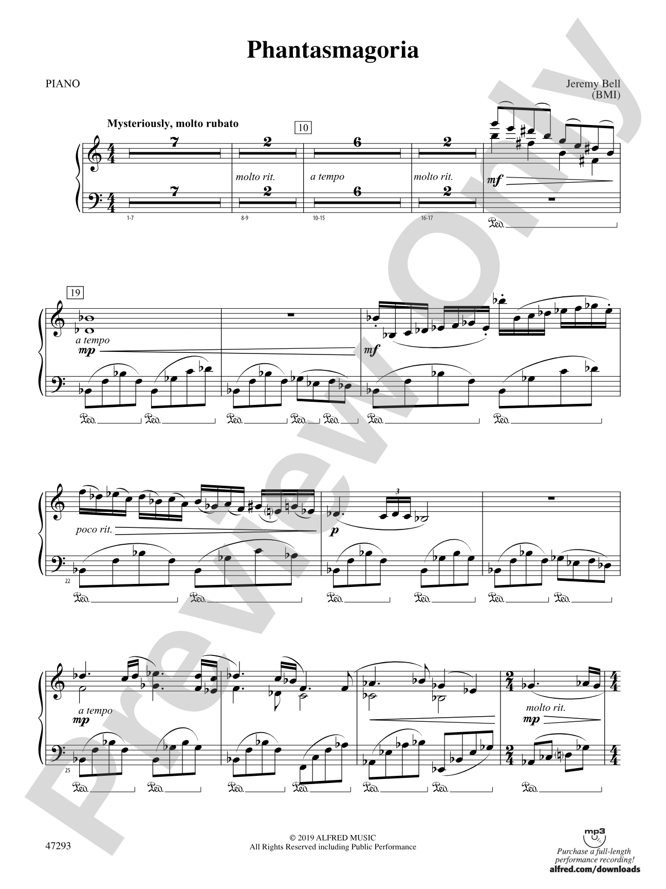 Phantasmagoria: Piano Accompaniment