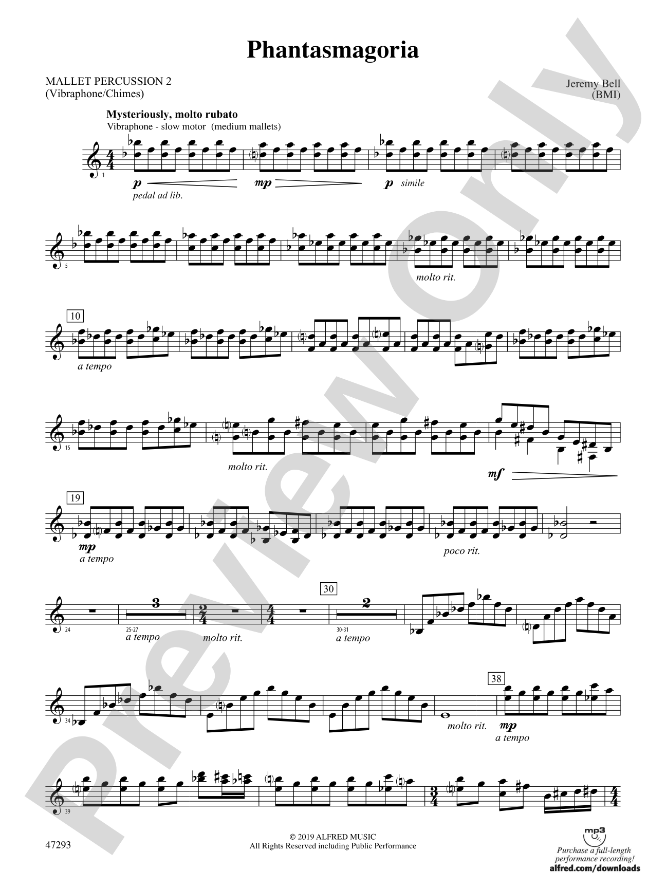 Phantasmagoria: 2nd Mallet Percussion