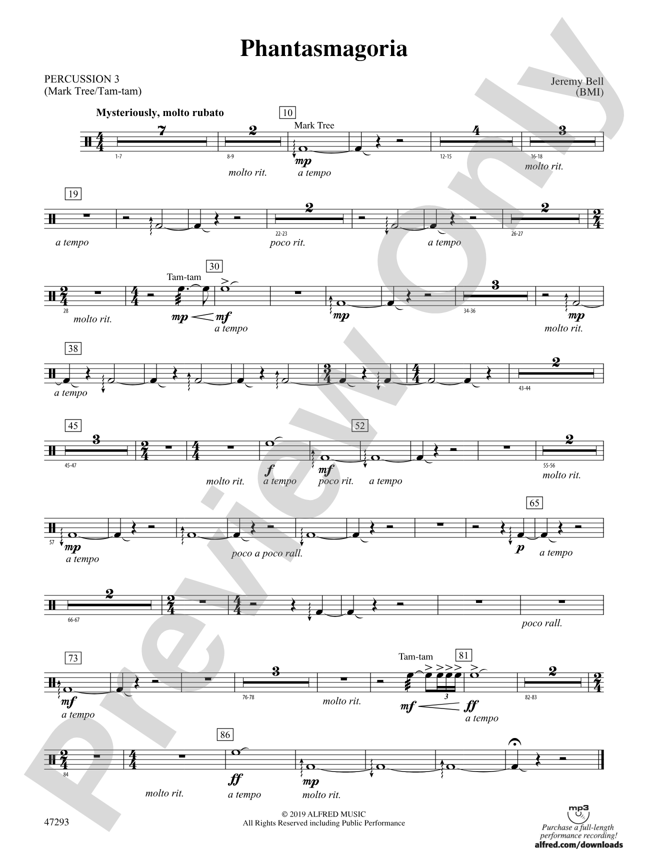 Phantasmagoria: 3rd Percussion