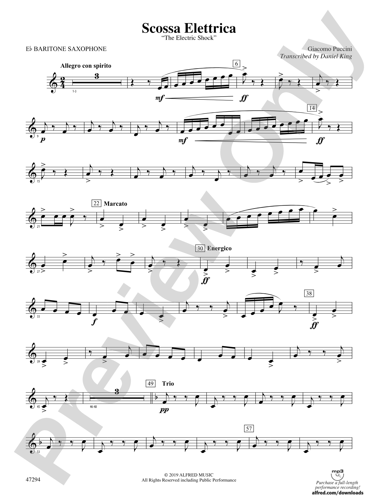 Scossa Elettrica: E-flat Baritone Saxophone