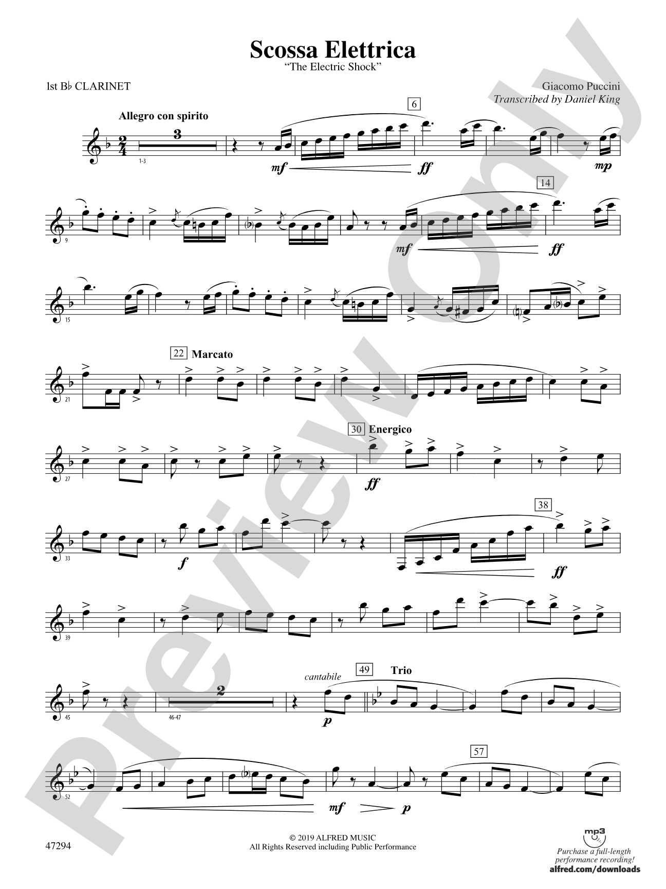 Scossa Elettrica: 1st B-flat Clarinet