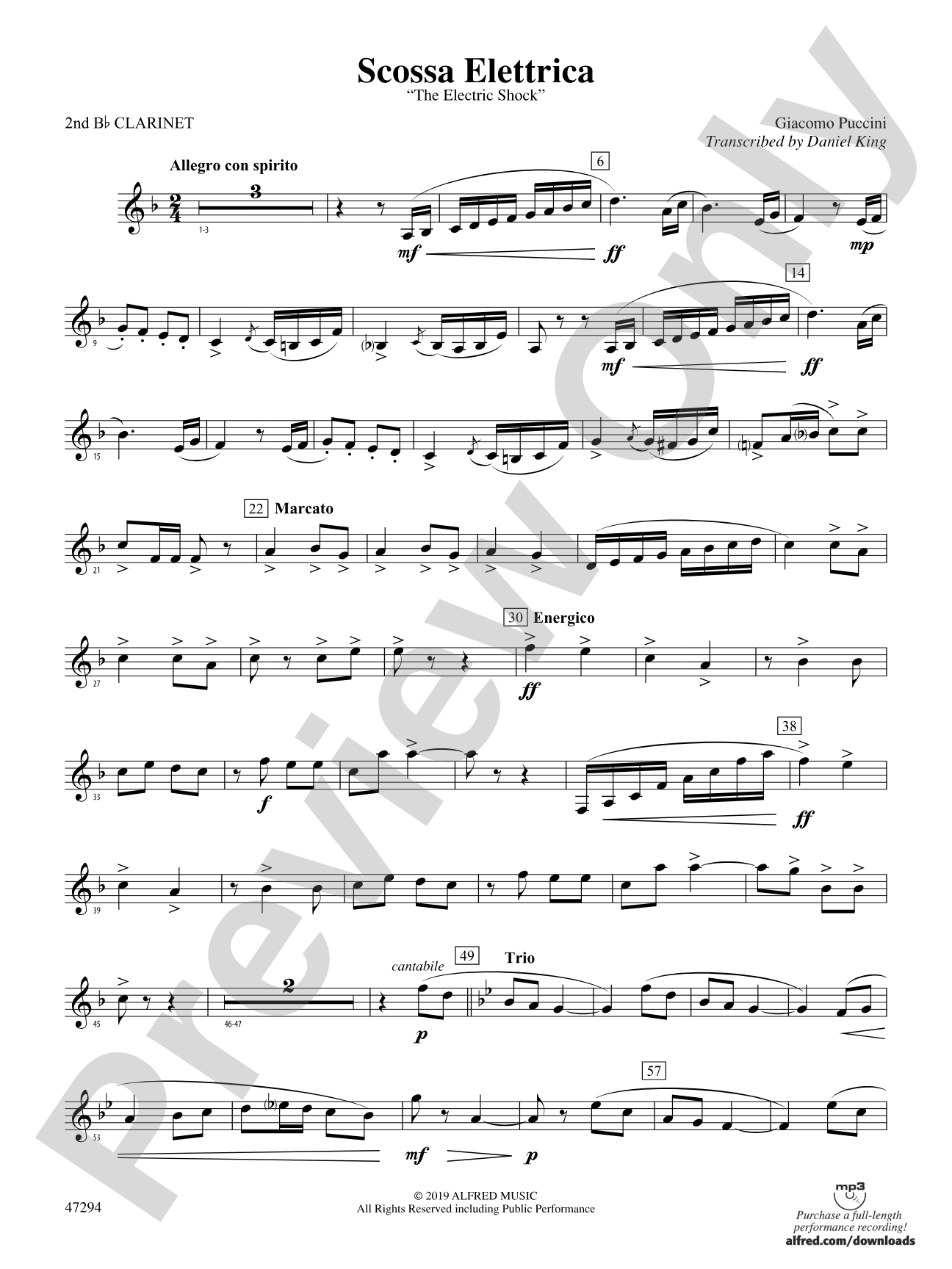 Scossa Elettrica: 2nd B-flat Clarinet