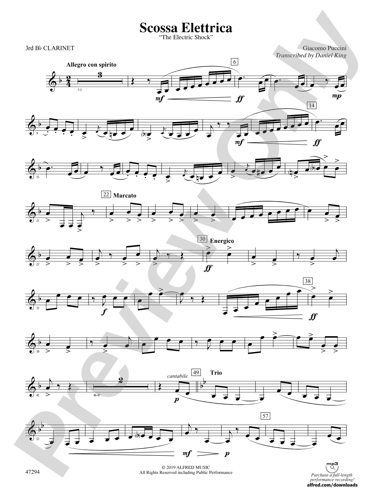 Scossa Elettrica: 3rd B-flat Clarinet
