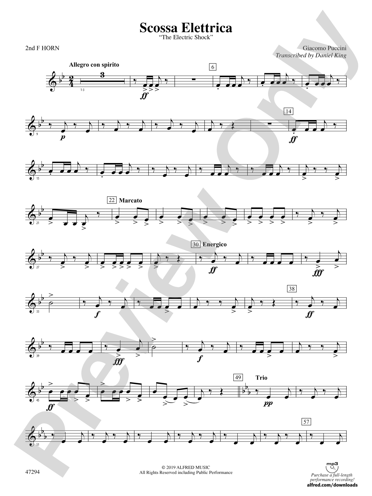 Scossa Elettrica: 2nd F Horn