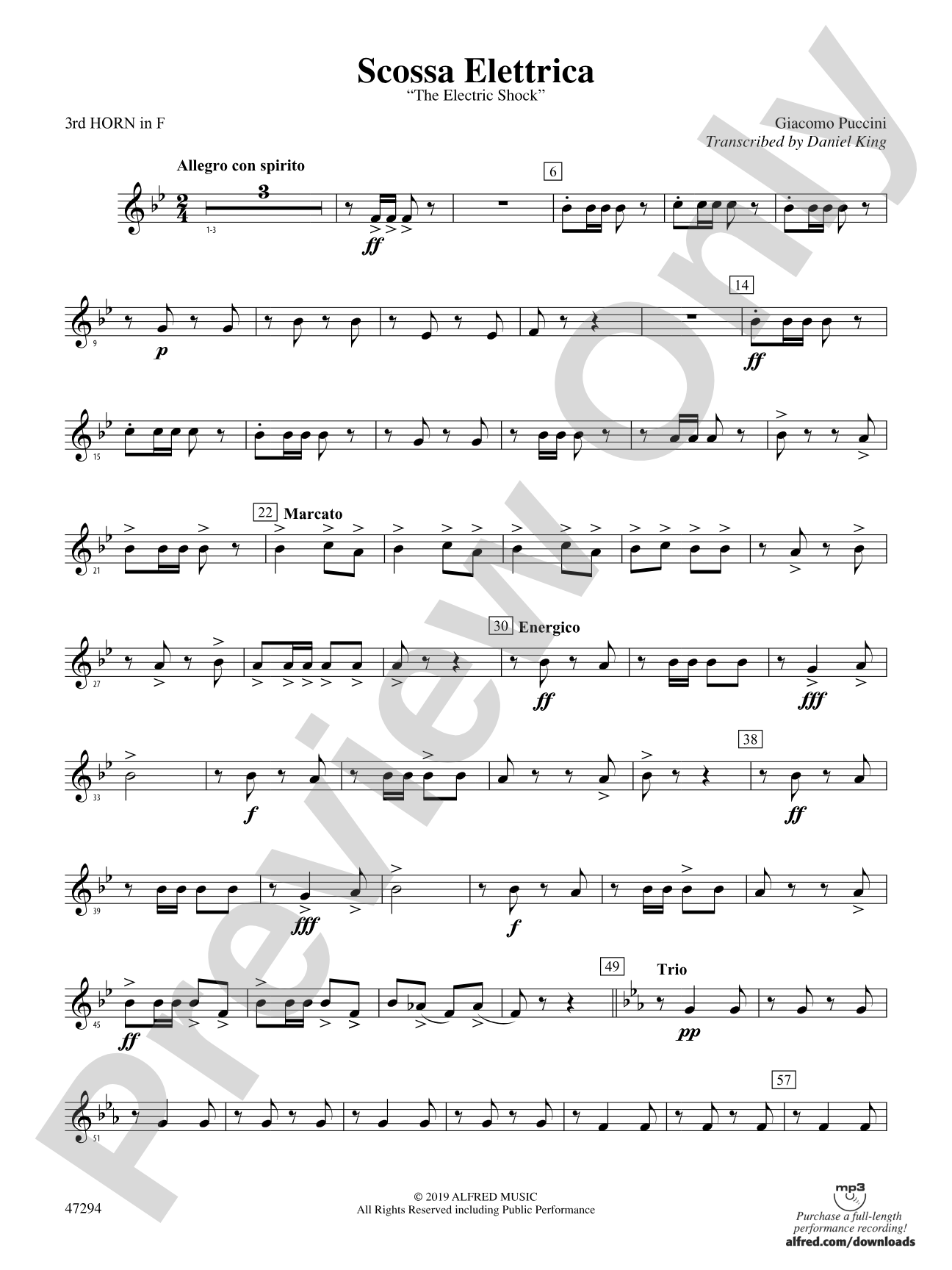 Scossa Elettrica: 3rd F Horn