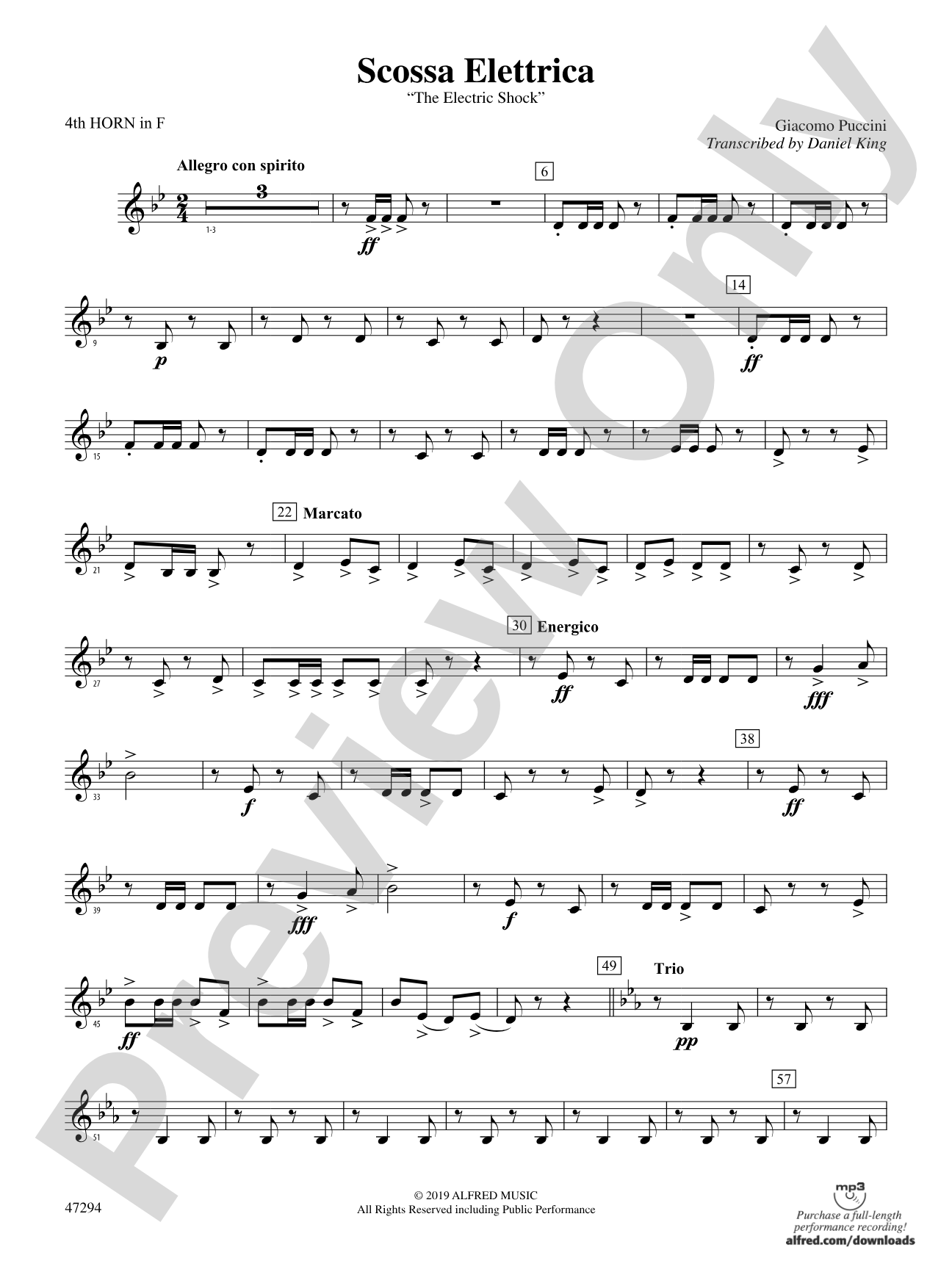 Scossa Elettrica: 4th F Horn