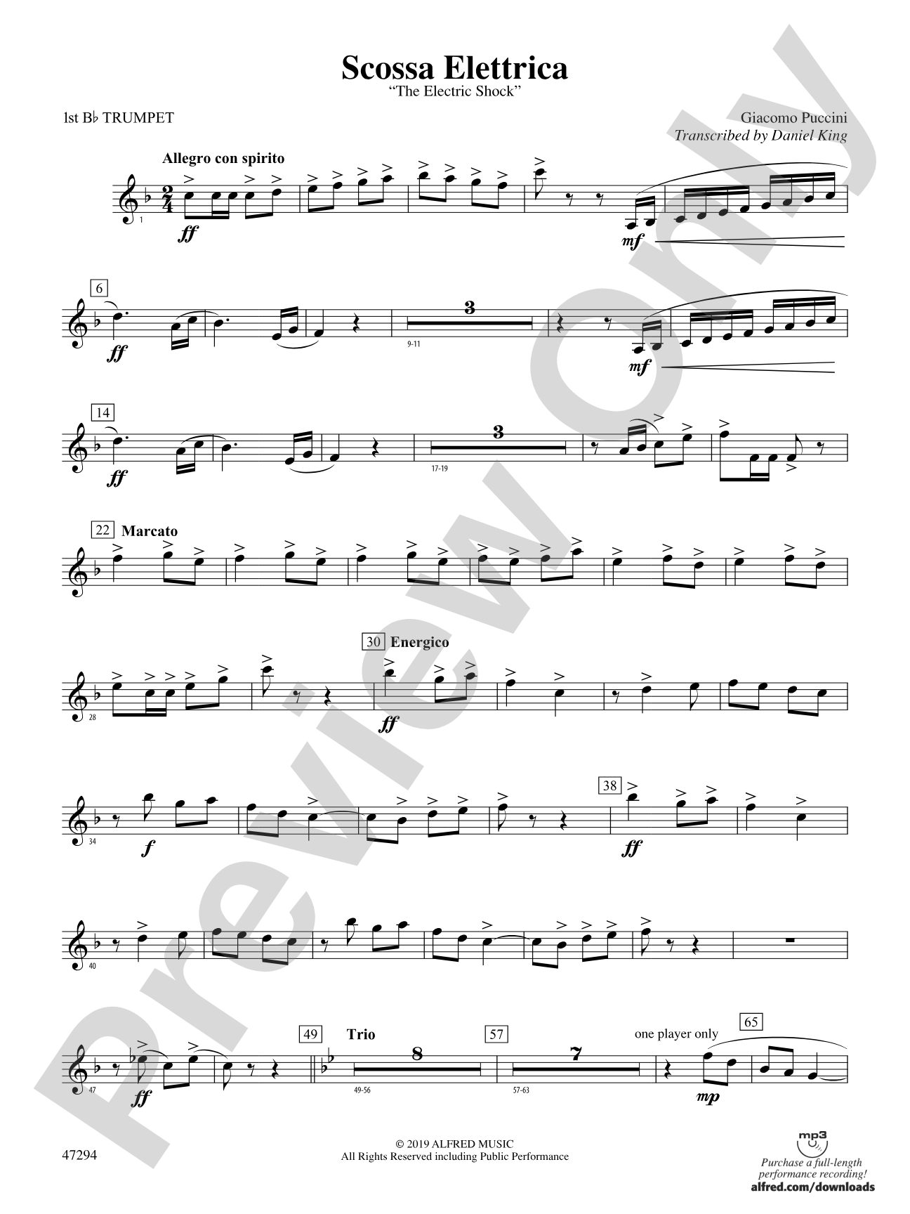 Scossa Elettrica: 1st B-flat Trumpet