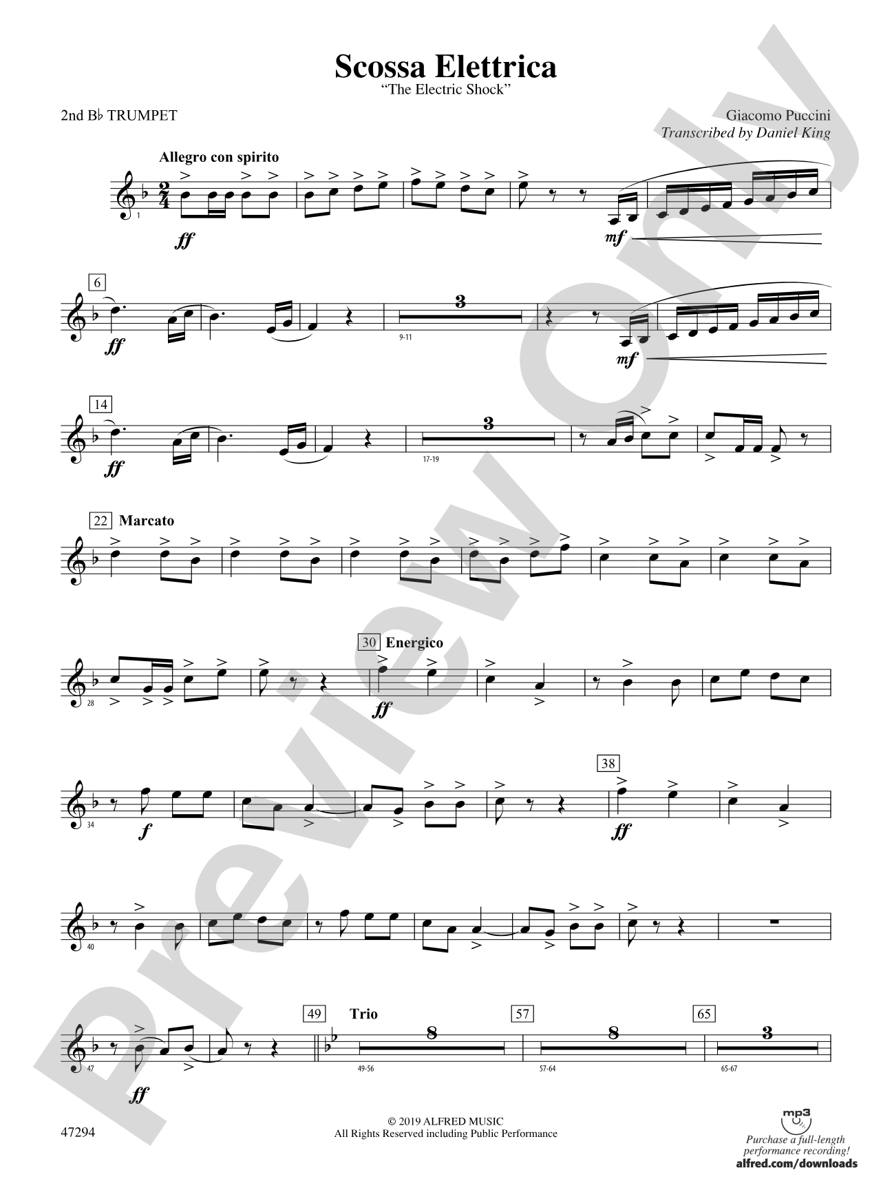 Scossa Elettrica: 2nd B-flat Trumpet