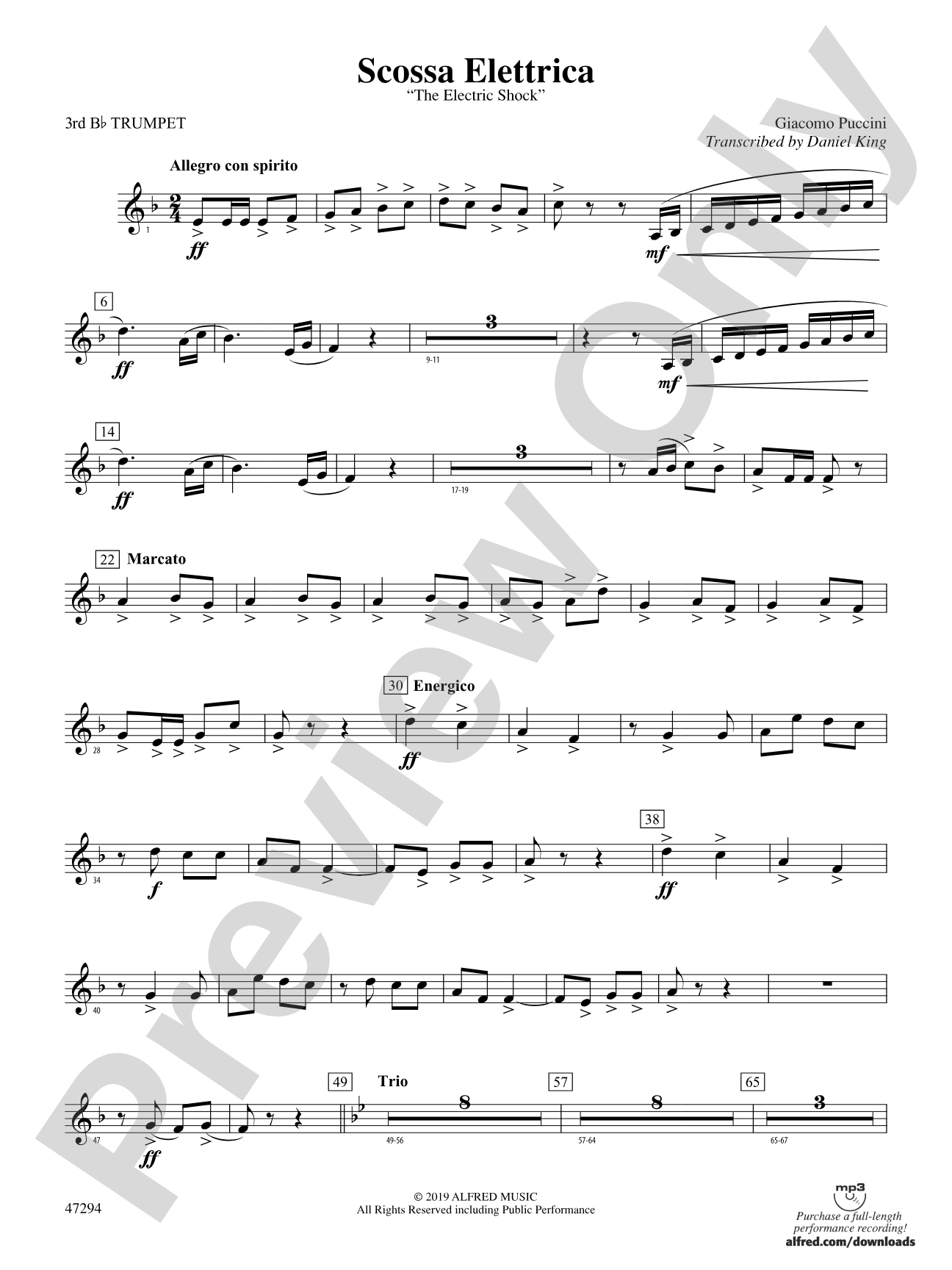 Scossa Elettrica: 3rd B-flat Trumpet