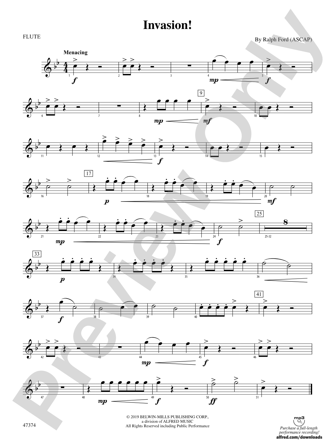 Invasion!: Flute