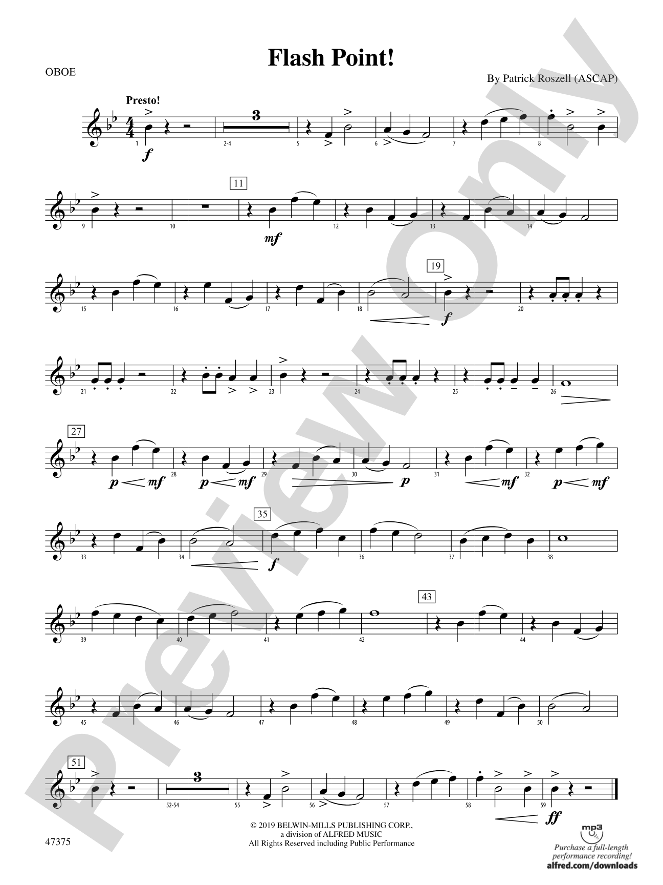 Flash Point!: Oboe