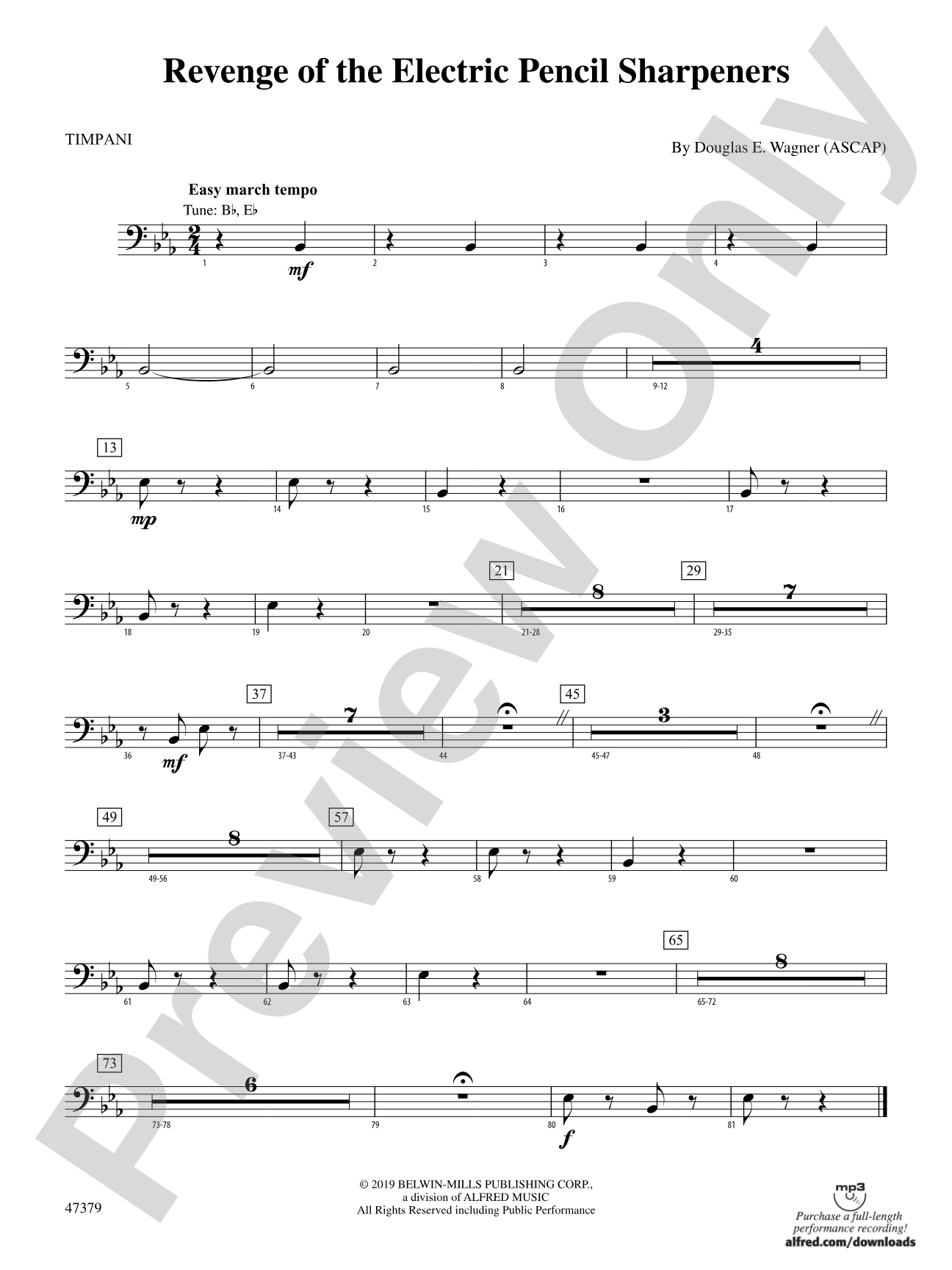 Revenge of the Electric Pencil Sharpeners: Timpani