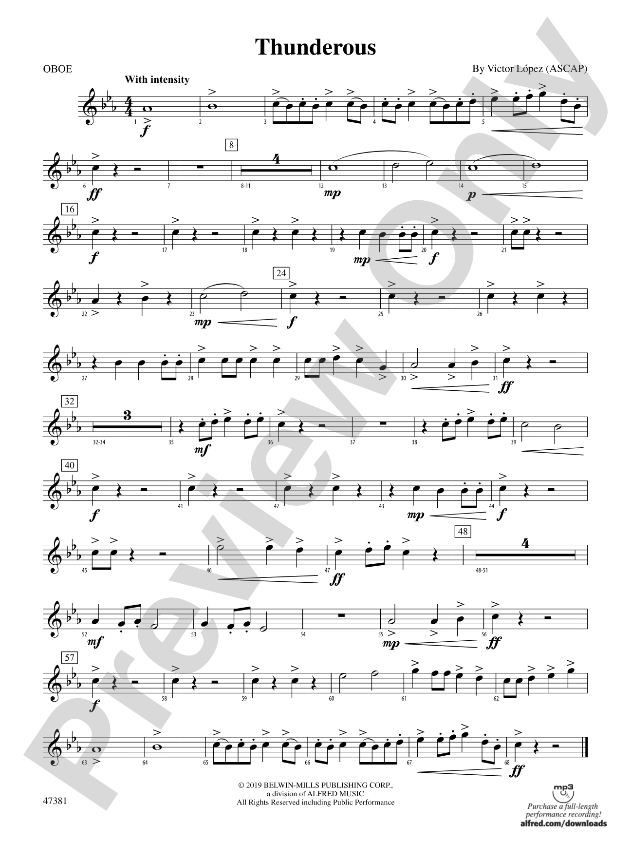 Thunderous: Oboe