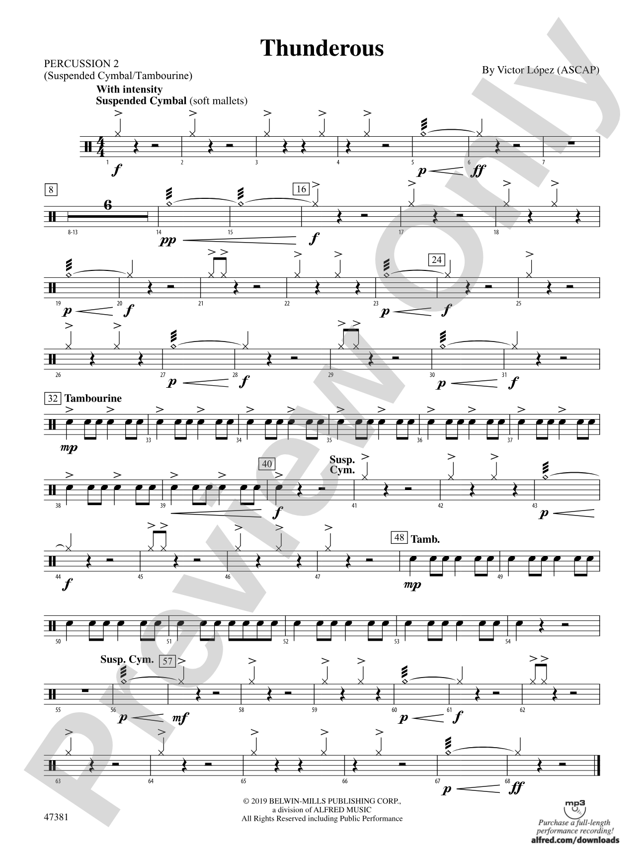 Thunderous: 2nd Percussion