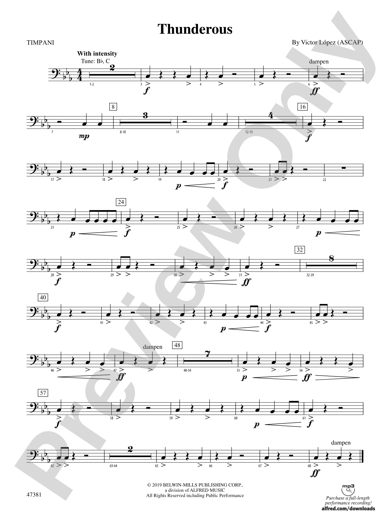 Thunderous: Timpani
