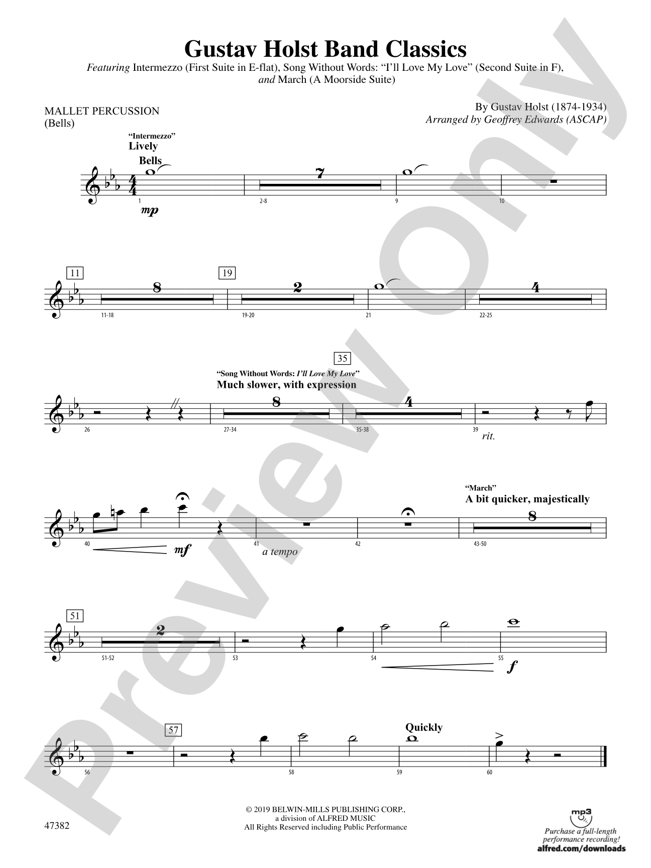 Gustav Holst Band Classics: Mallets