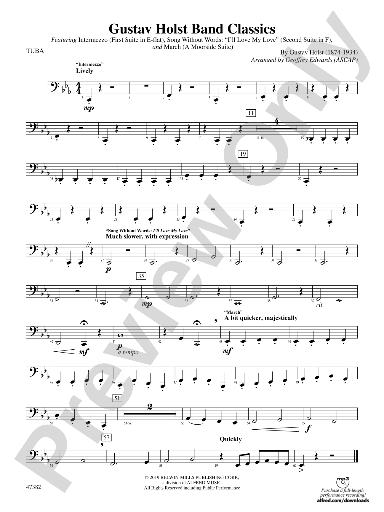 Gustav Holst Band Classics: Tuba