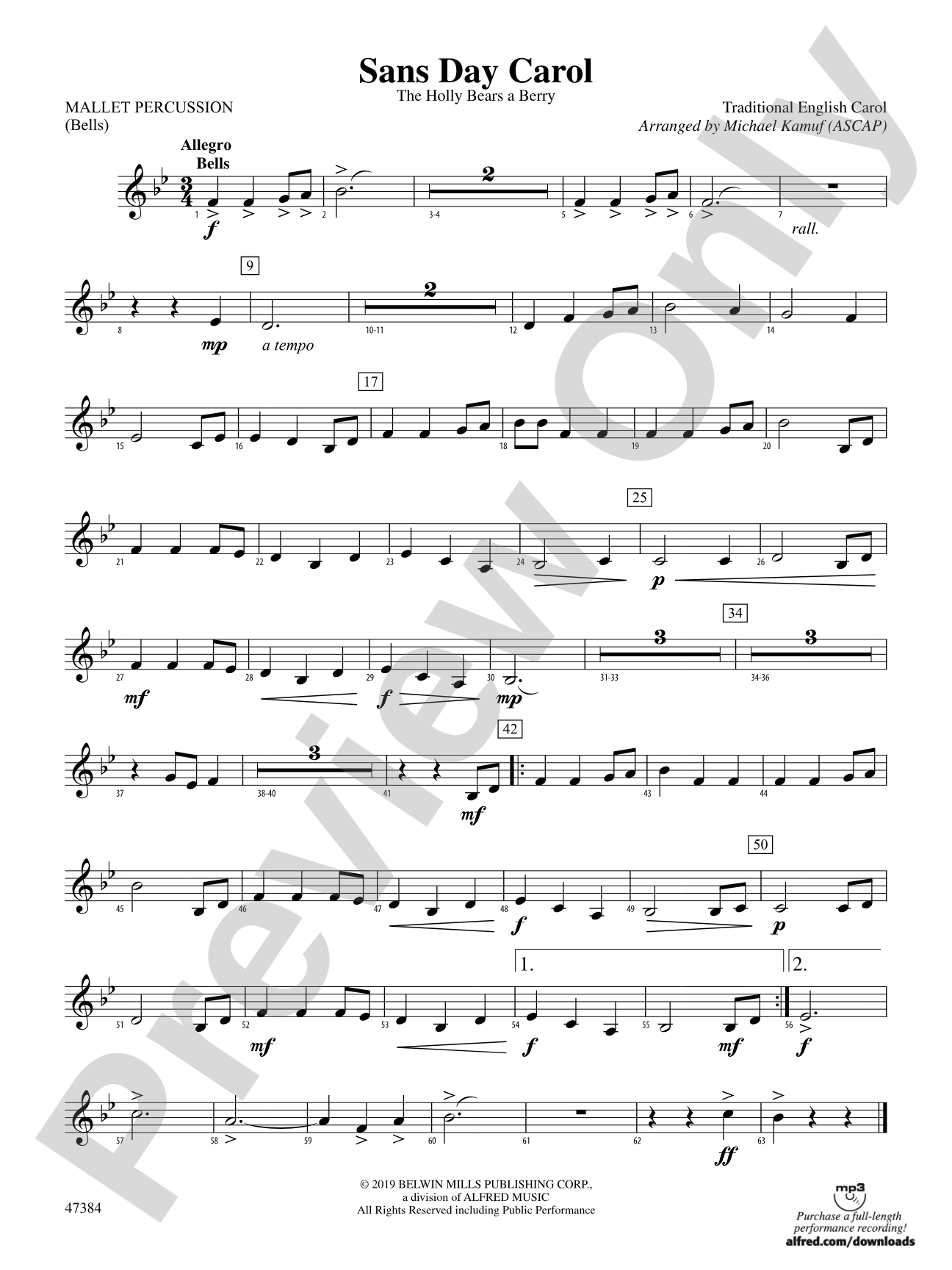 Sans Day Carol: Mallets