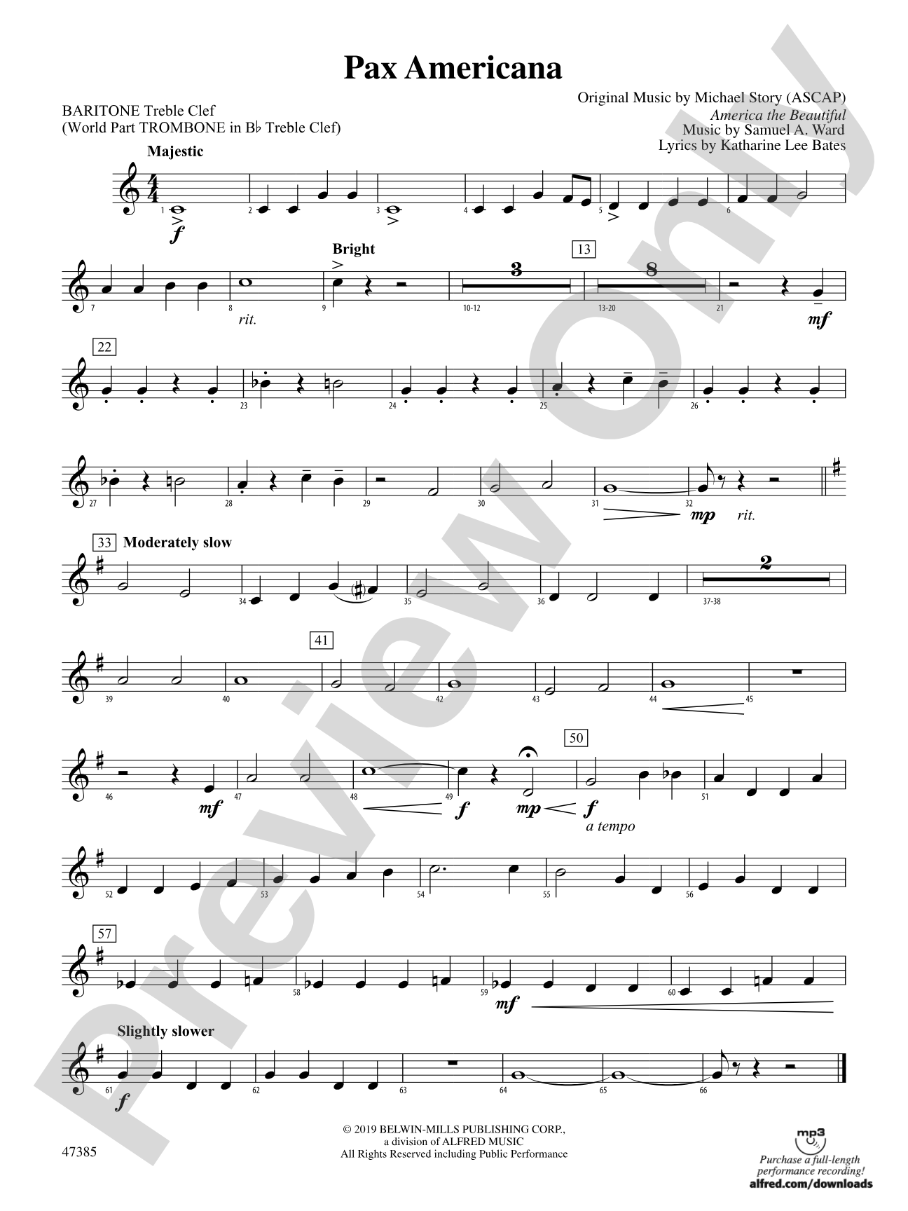 Pax Americana: Baritone T.C.