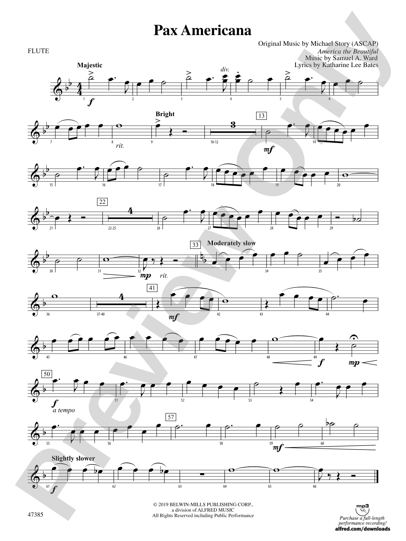 Pax Americana: Flute