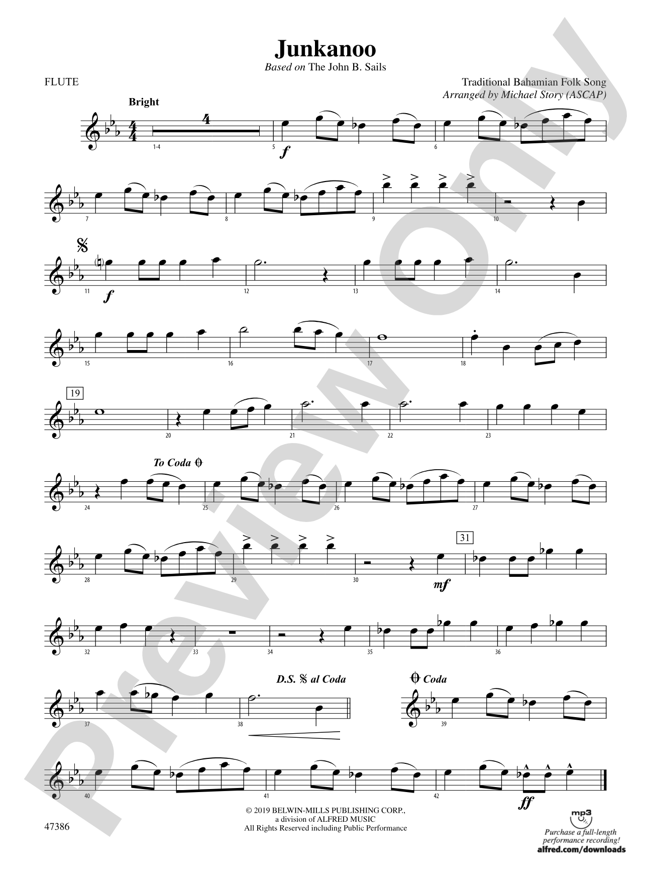 Junkanoo: Flute