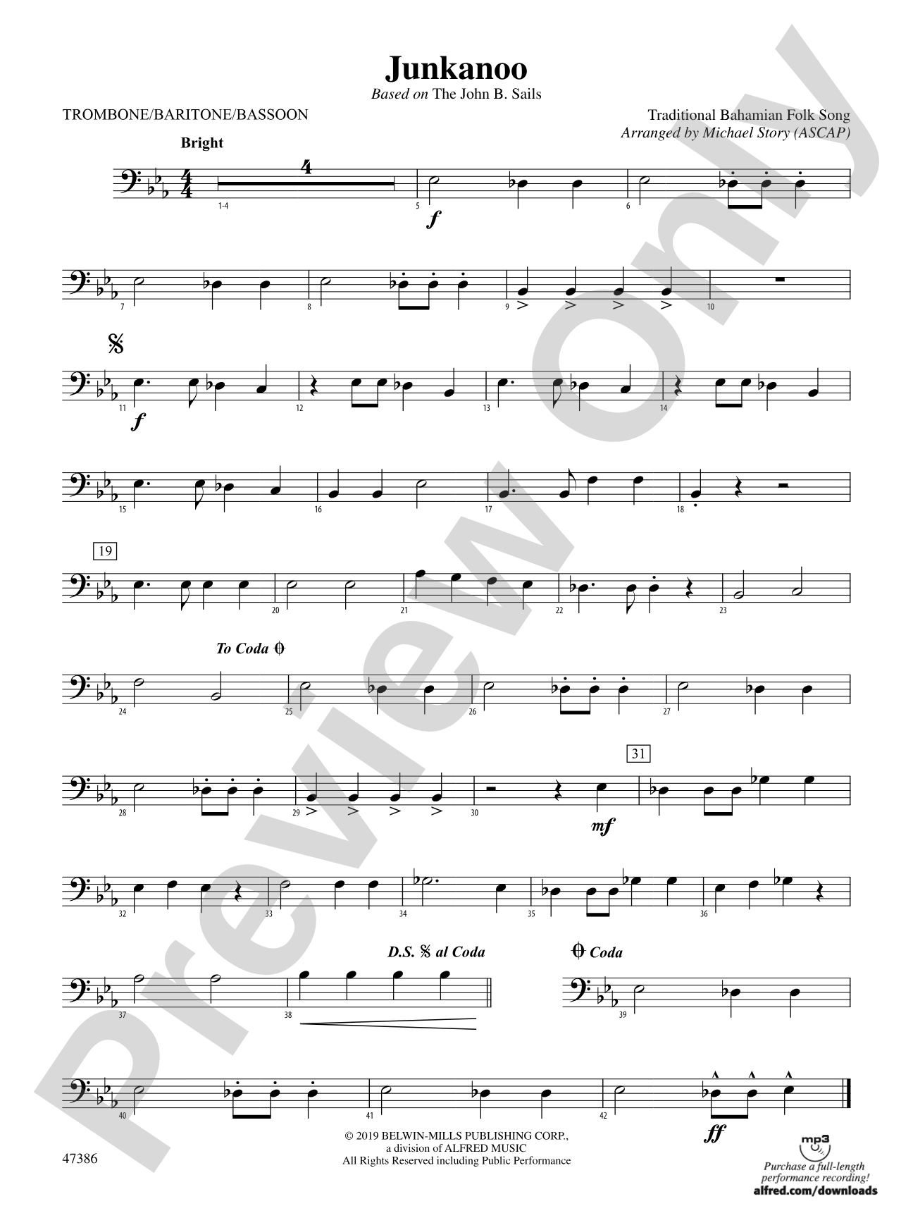 Junkanoo: 1st Trombone