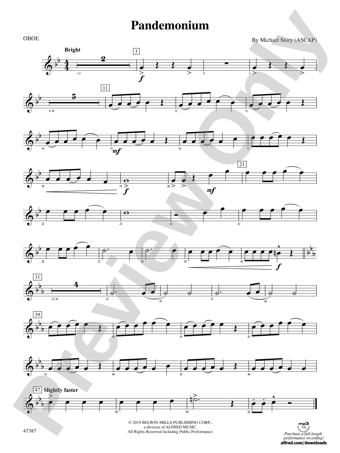 Pandemonium: Oboe