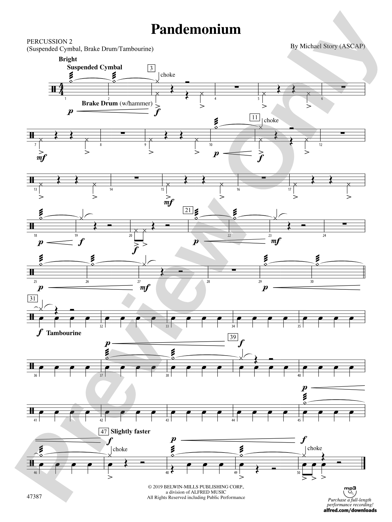 Pandemonium: 2nd Percussion