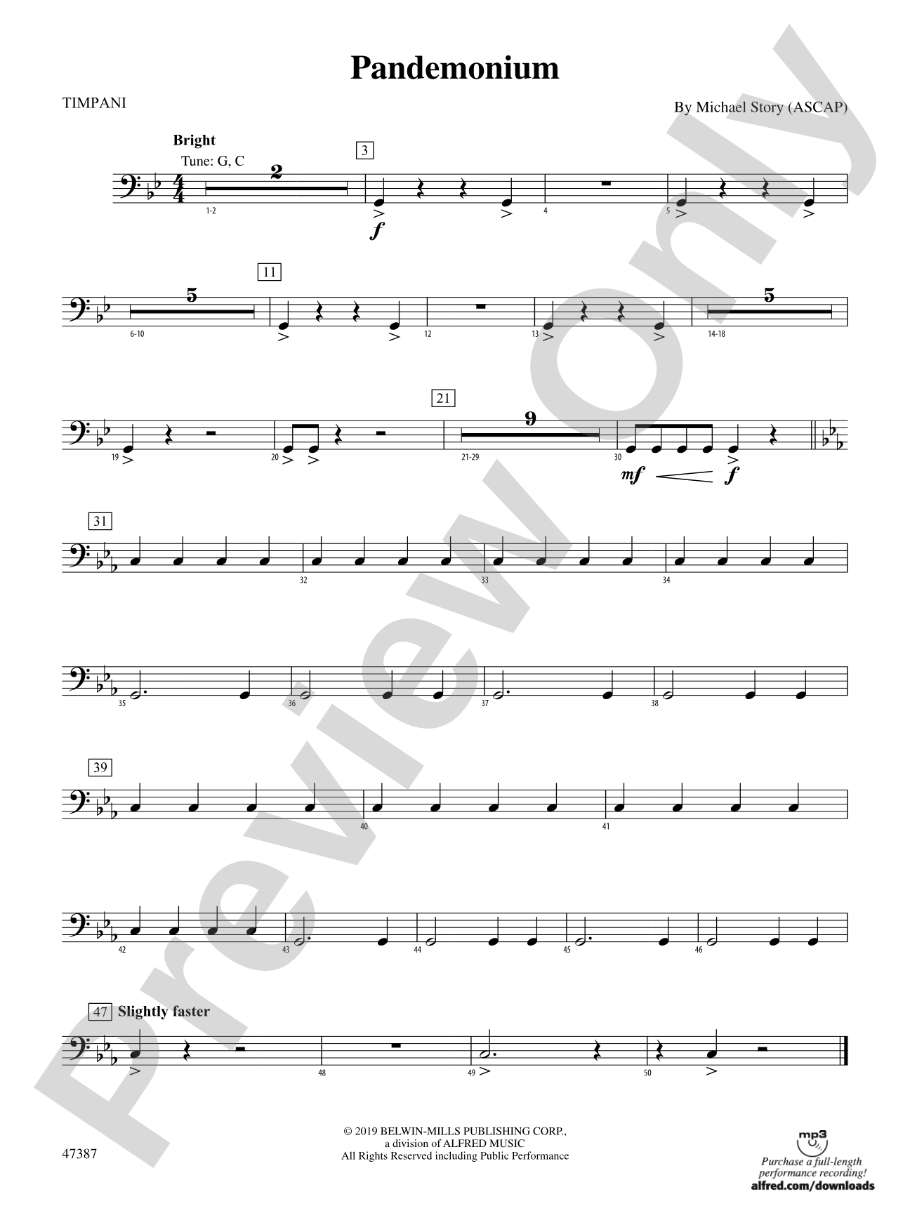 Pandemonium: Timpani