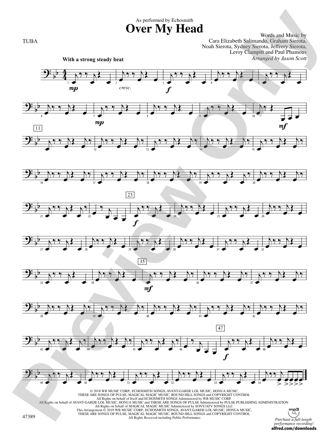 Over My Head: Tuba