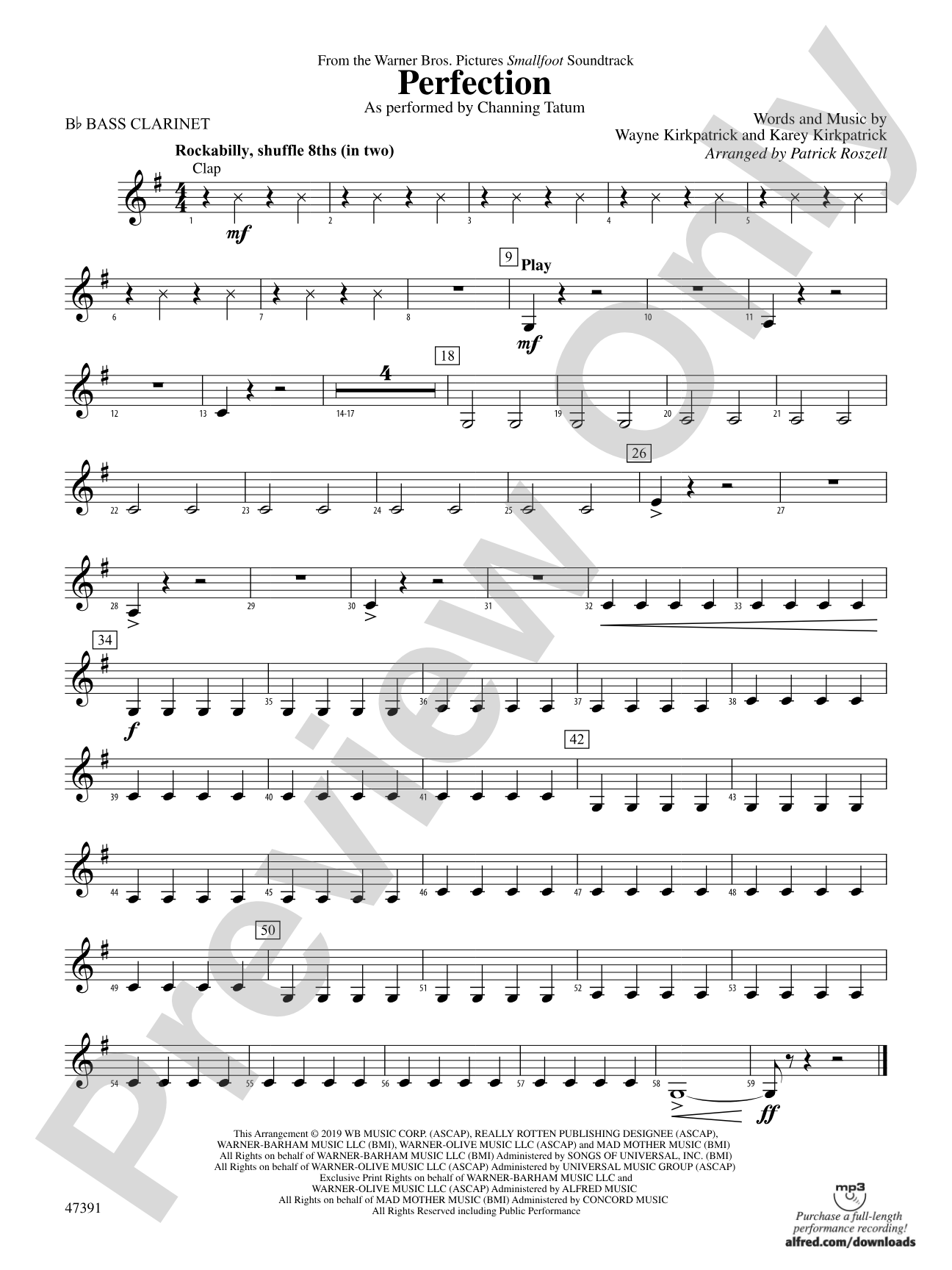 Perfection: B-flat Bass Clarinet